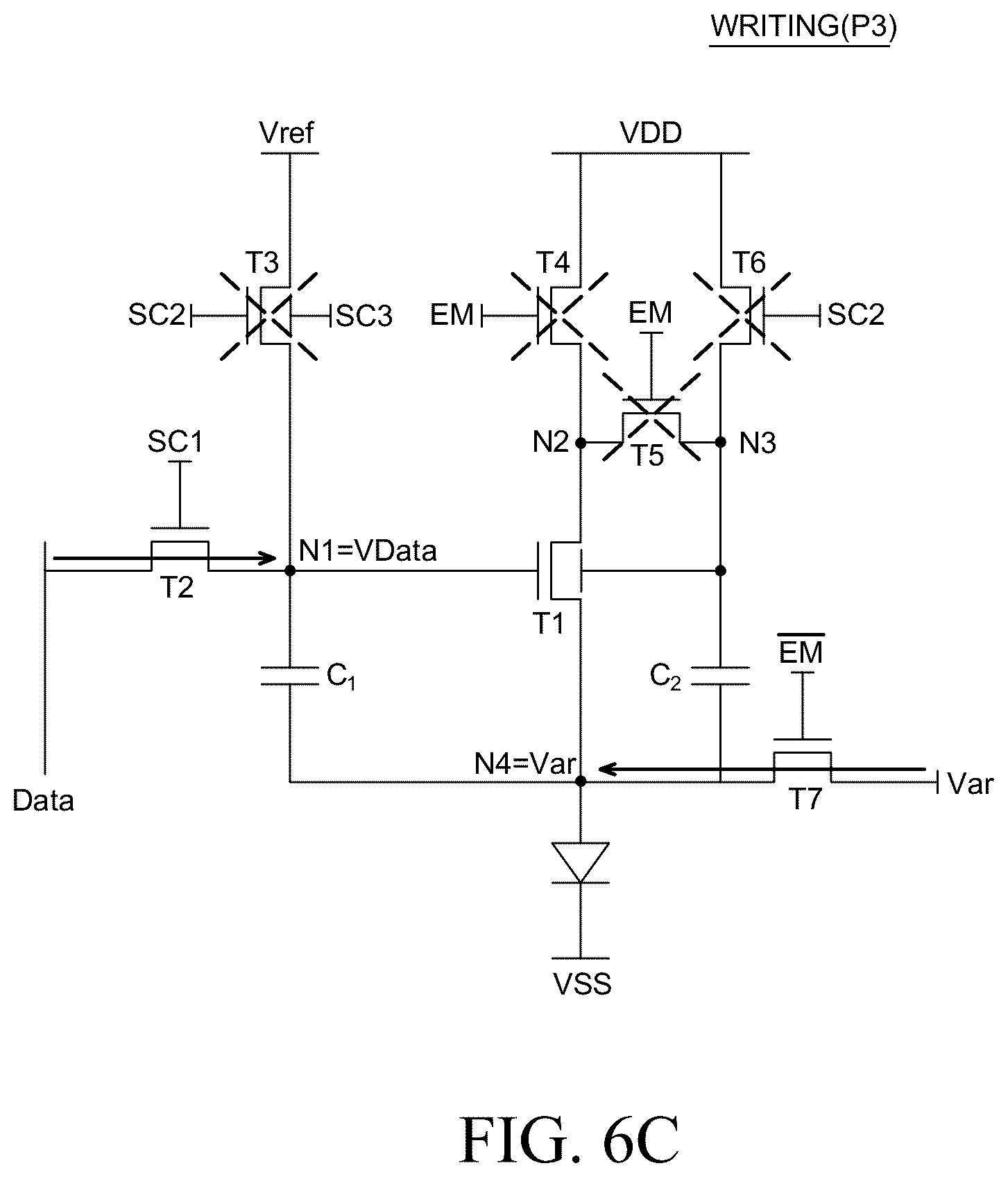 Patent US12562122 Figure 8 – Pixel circuit and display device including the same
