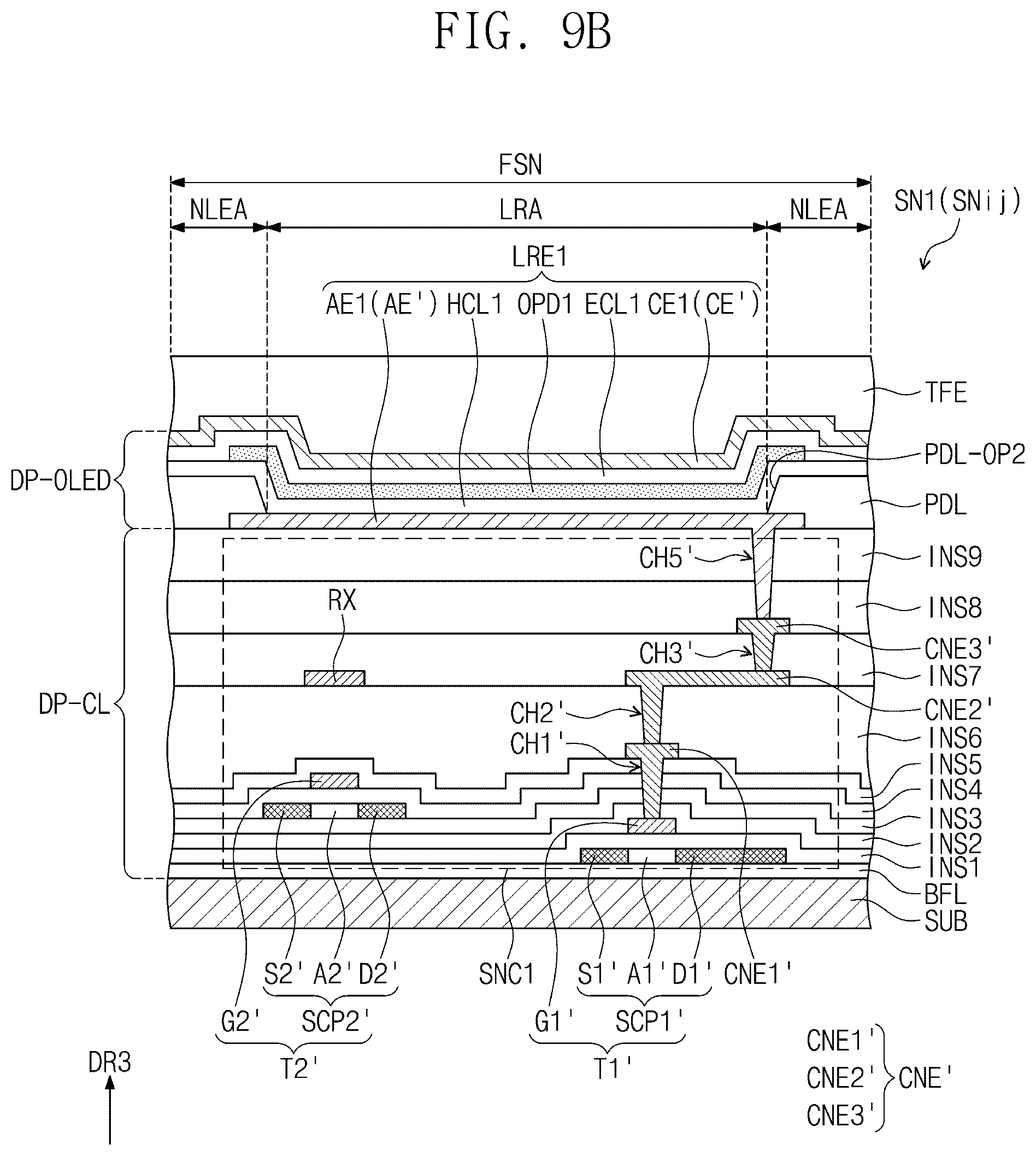 Patent US12562123 Figure 9 – Display device