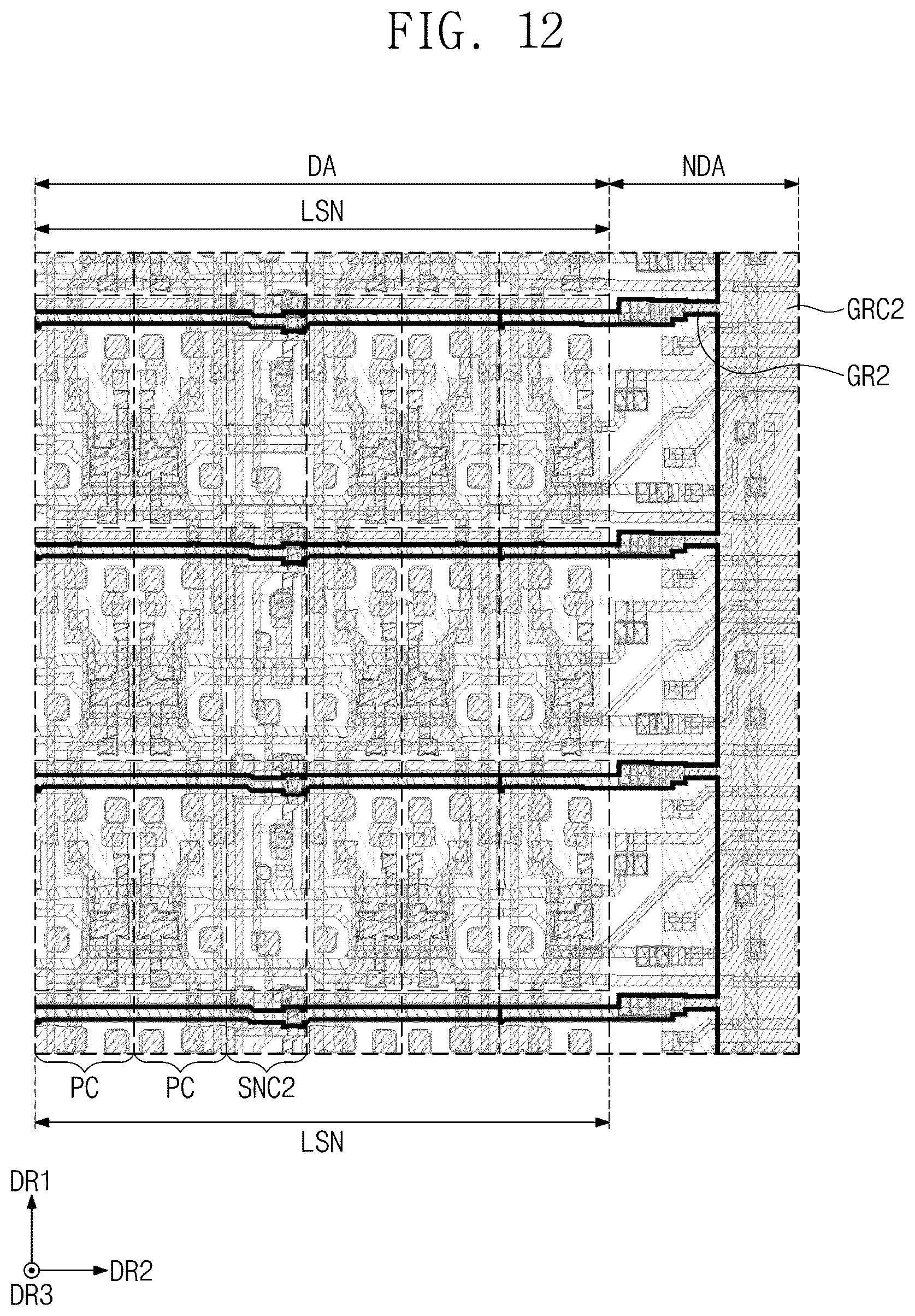 Patent US12562123 Figure 12 – Display device