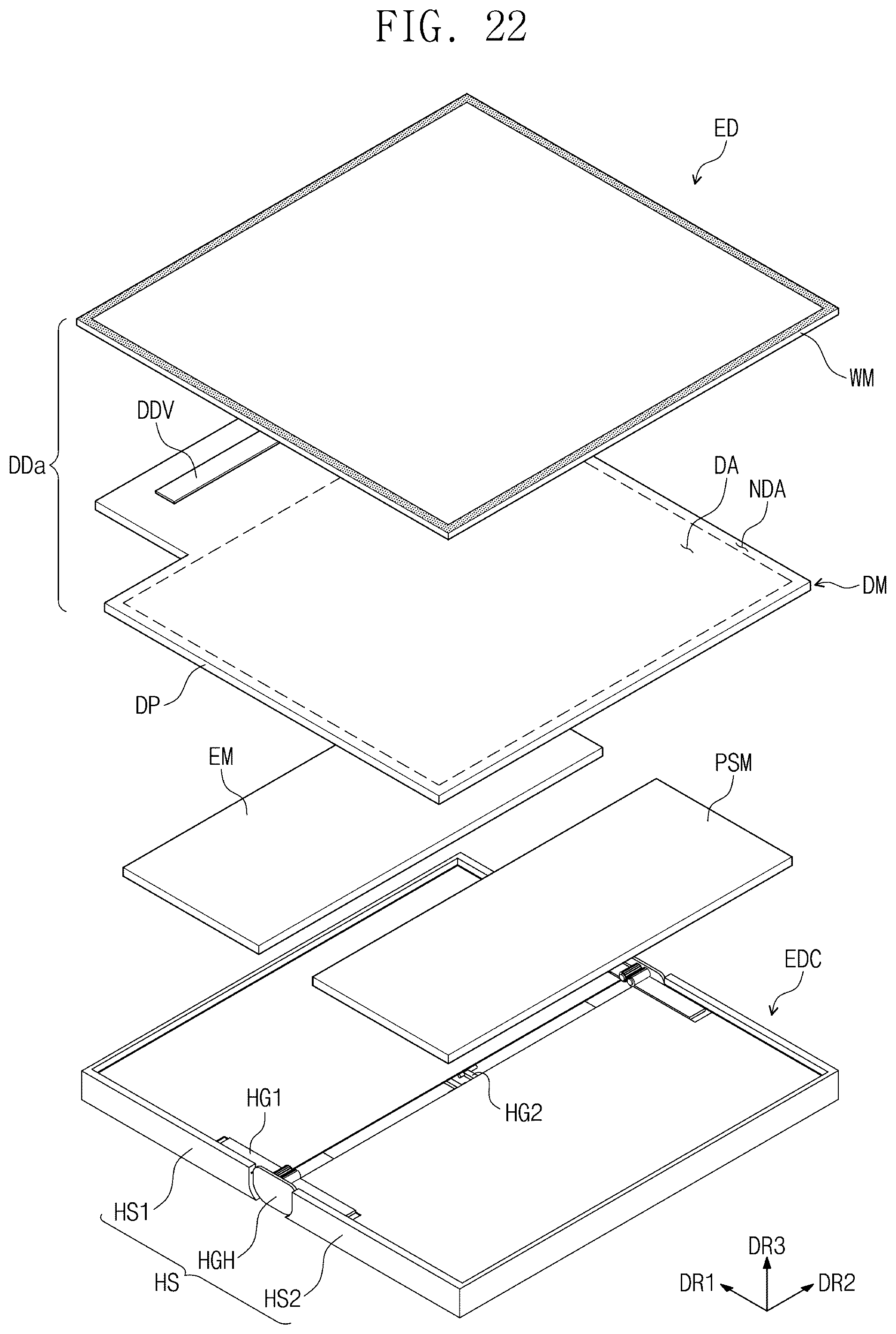 Patent US12562123 Figure 19 – Display device