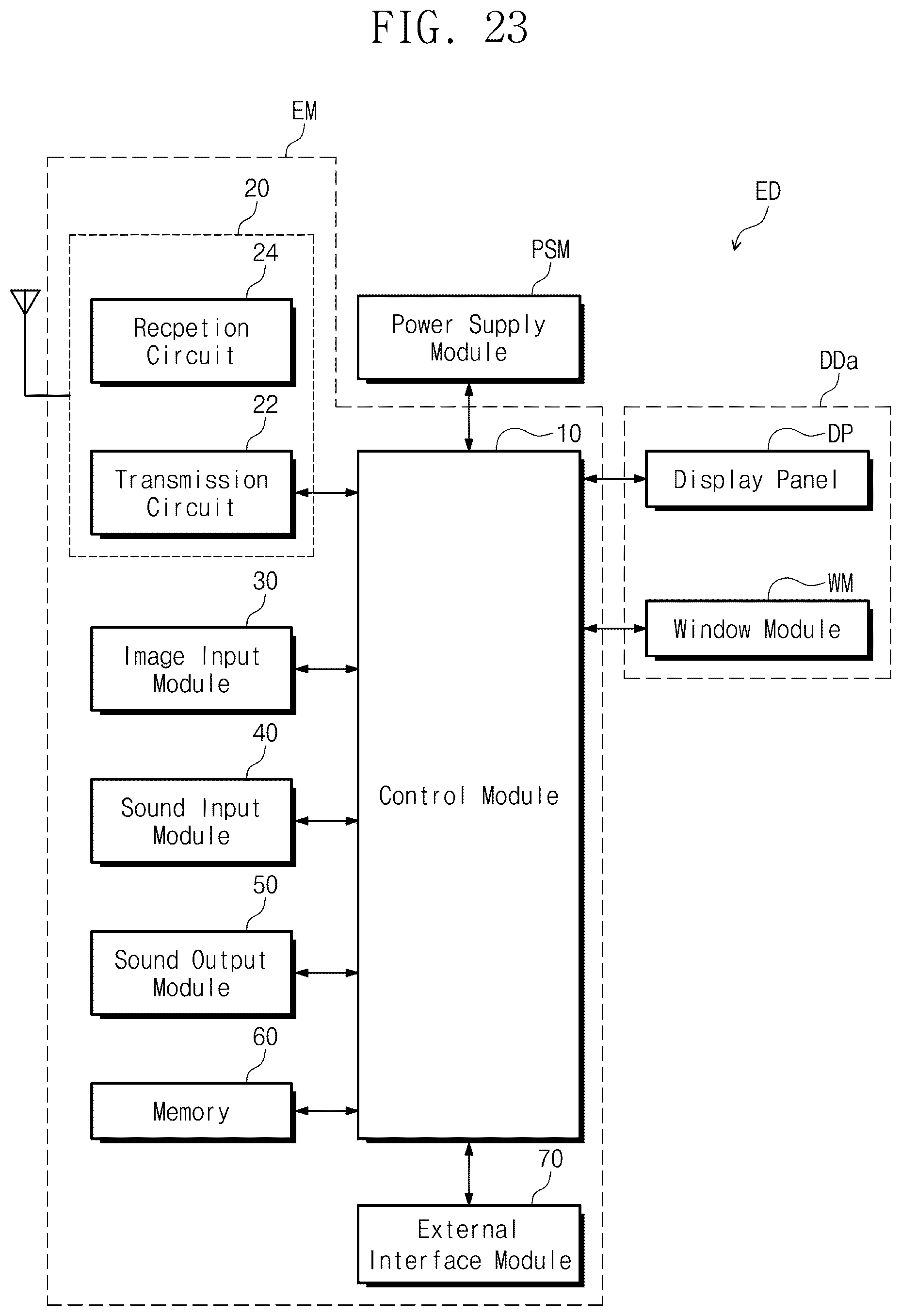 Patent US12562123 Figure 20 – Display device