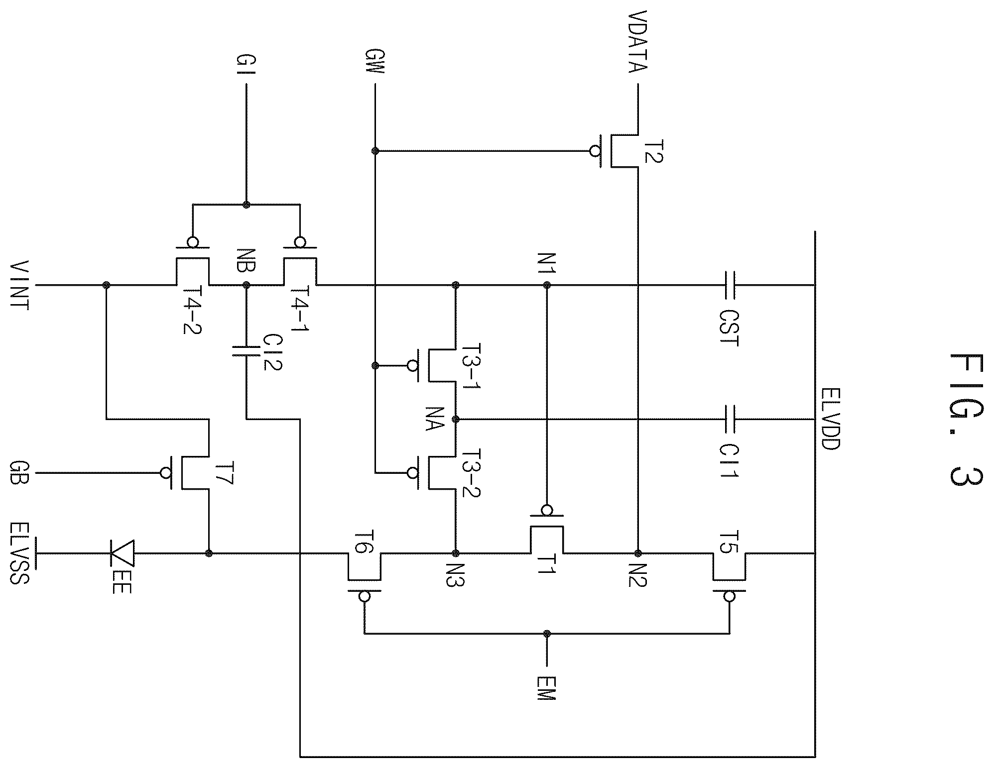 Patent US12562125 Figure 3 – Display panel and method of driving the same