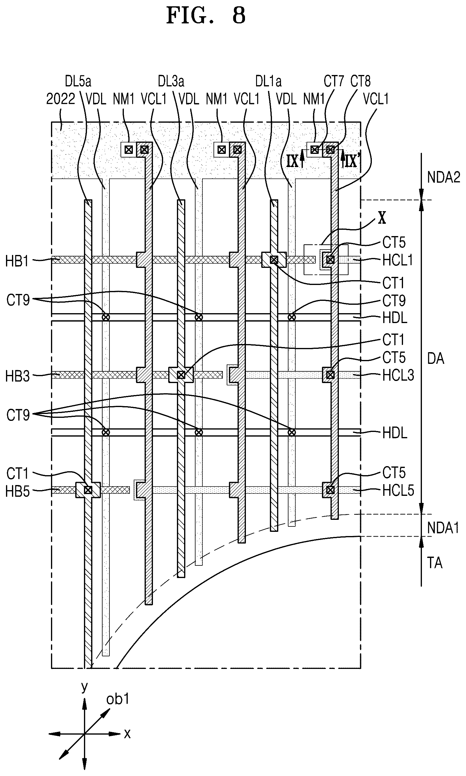 Patent US12562126 Figure 9 – Display panel and electronic apparatus including the same