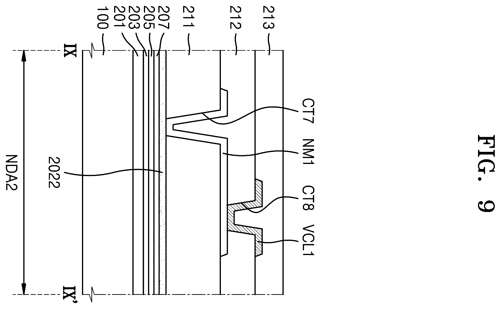 Patent US12562126 Figure 10 – Display panel and electronic apparatus including the same