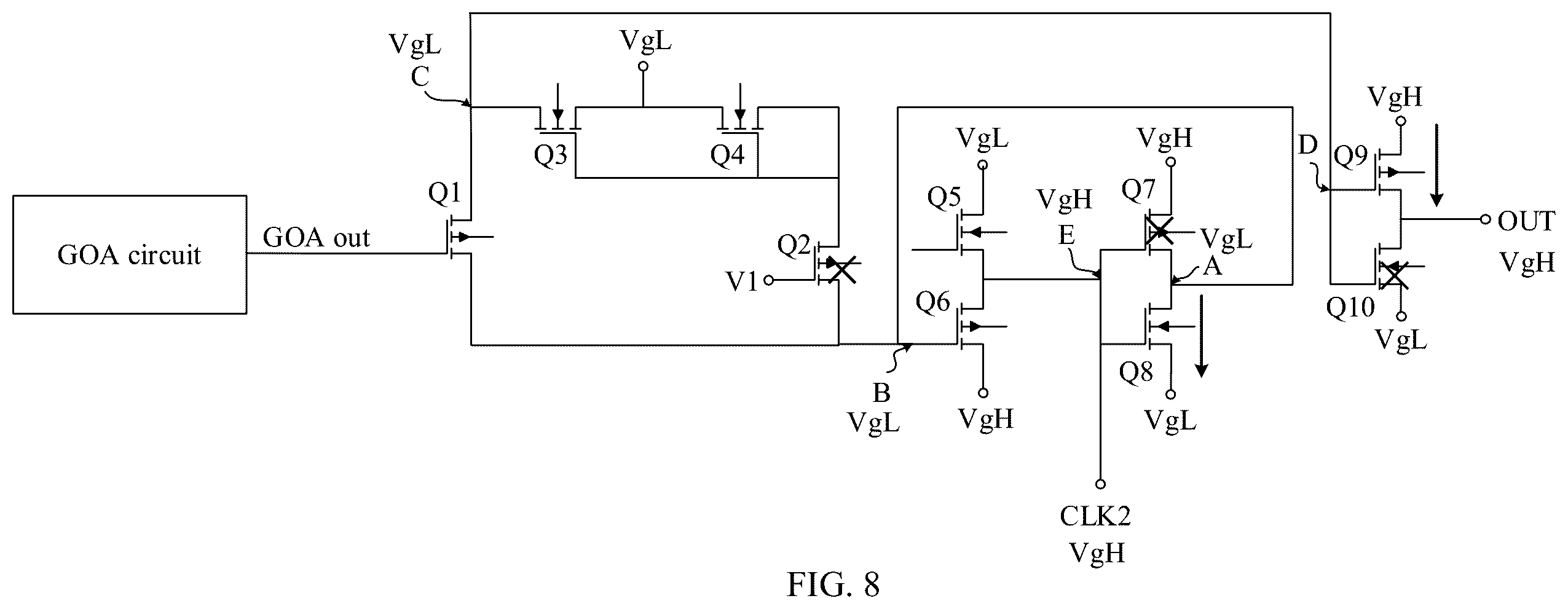 Patent US12562127 Figure 7 – Screen drive circuit, display, and electronic device