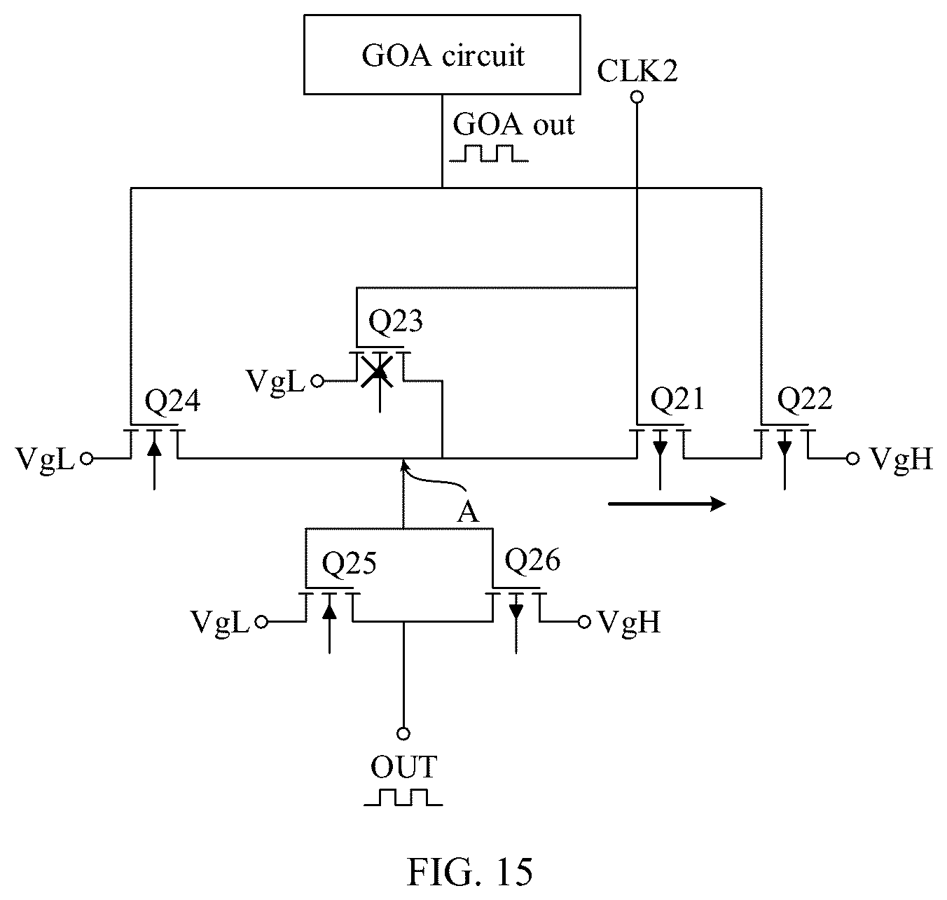Patent US12562127 Figure 14 – Screen drive circuit, display, and electronic device