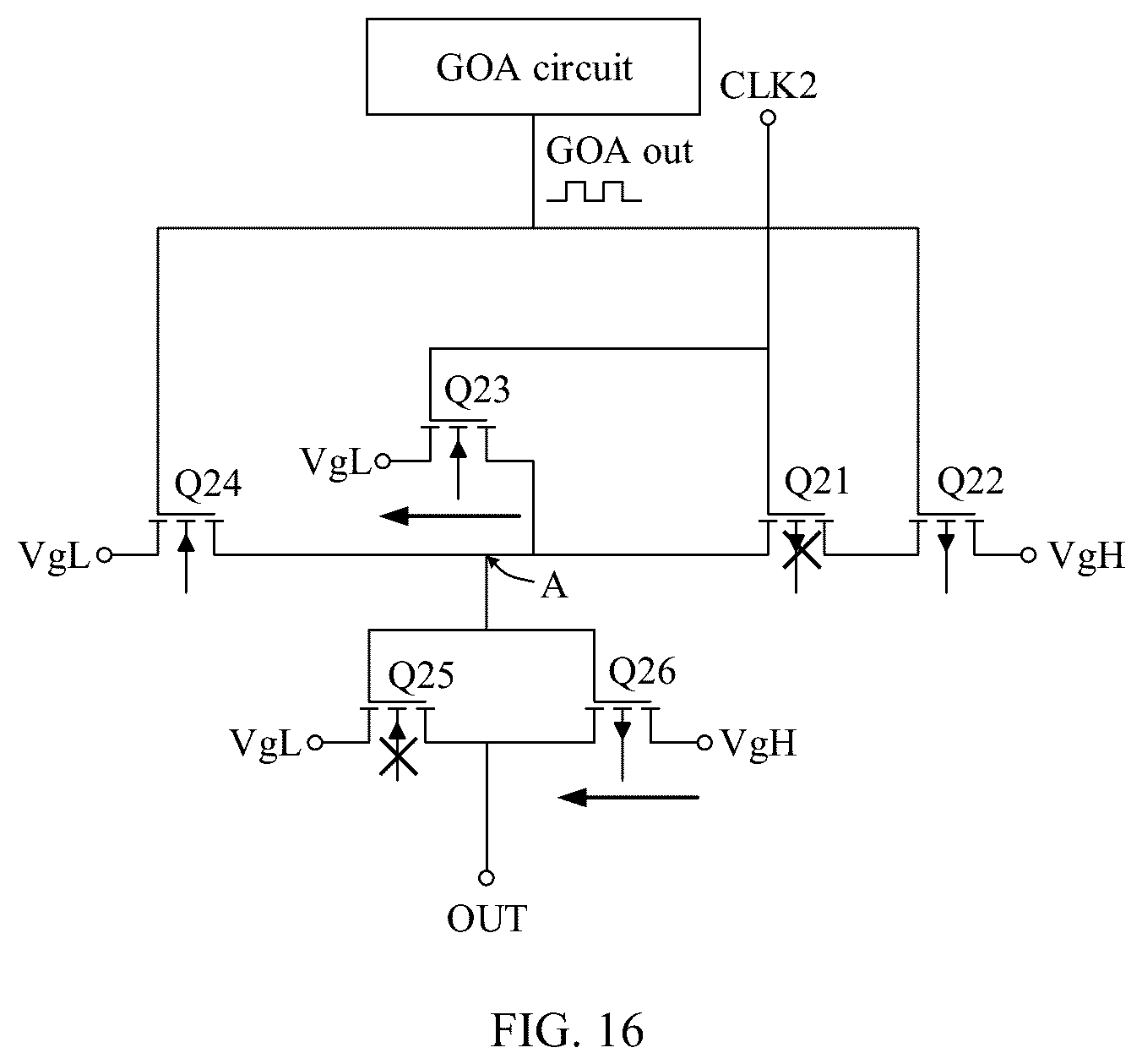 Patent US12562127 Figure 15 – Screen drive circuit, display, and electronic device