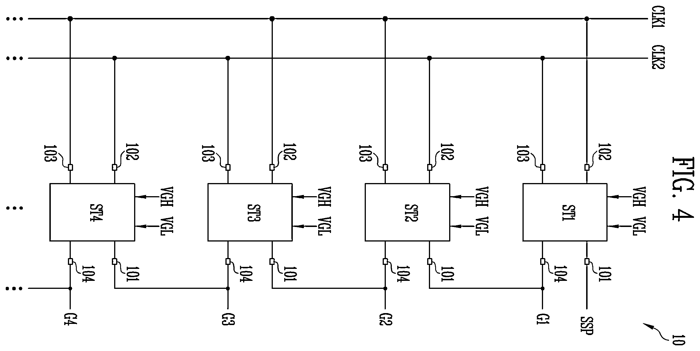 Patent US12562128 Figure 4 – Scan driver and driving method thereof