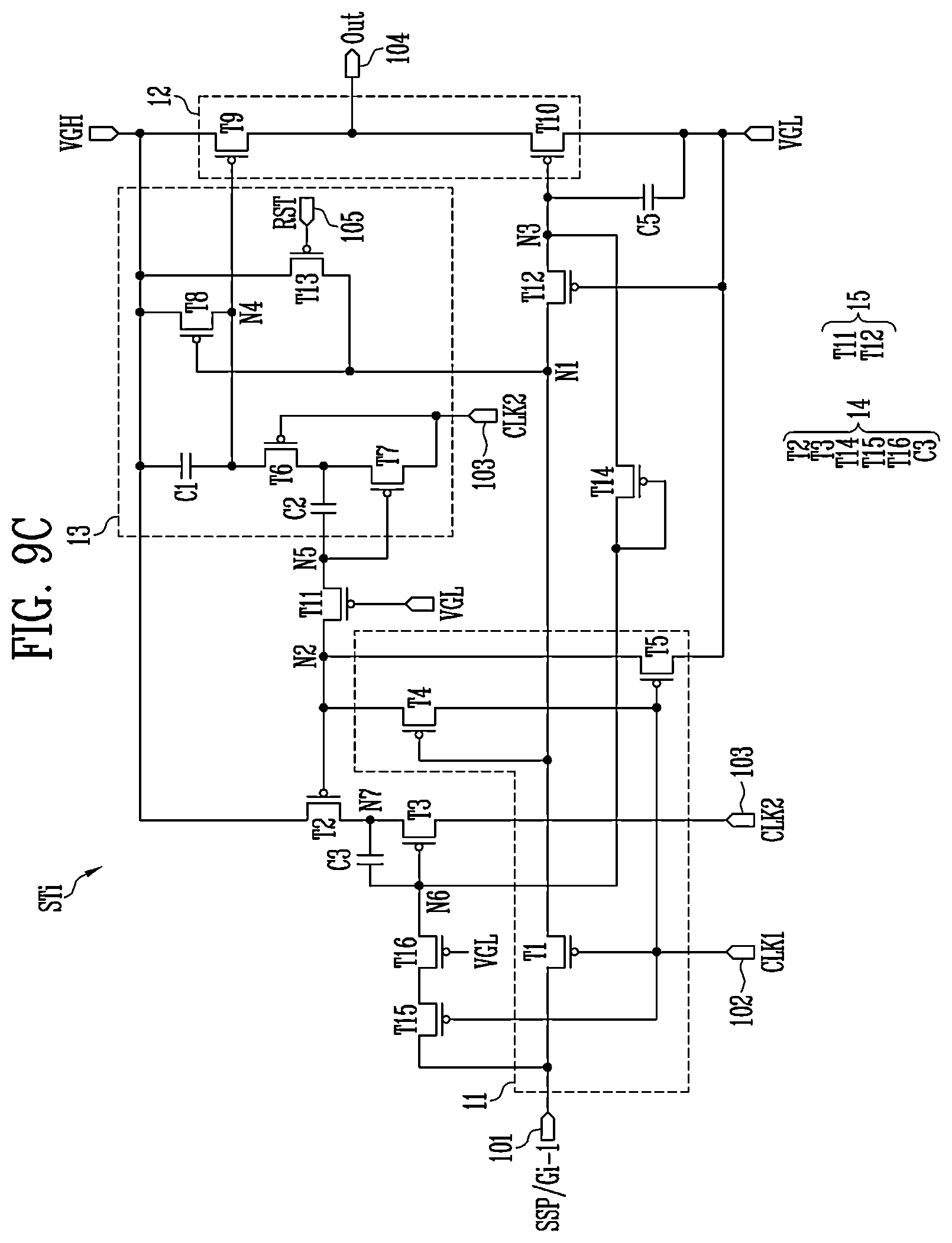 Patent US12562128 Figure 11 – Scan driver and driving method thereof