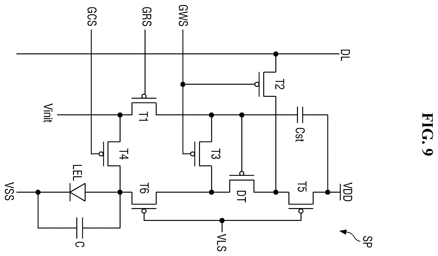 Patent US12562130 Figure 9 – Display device
