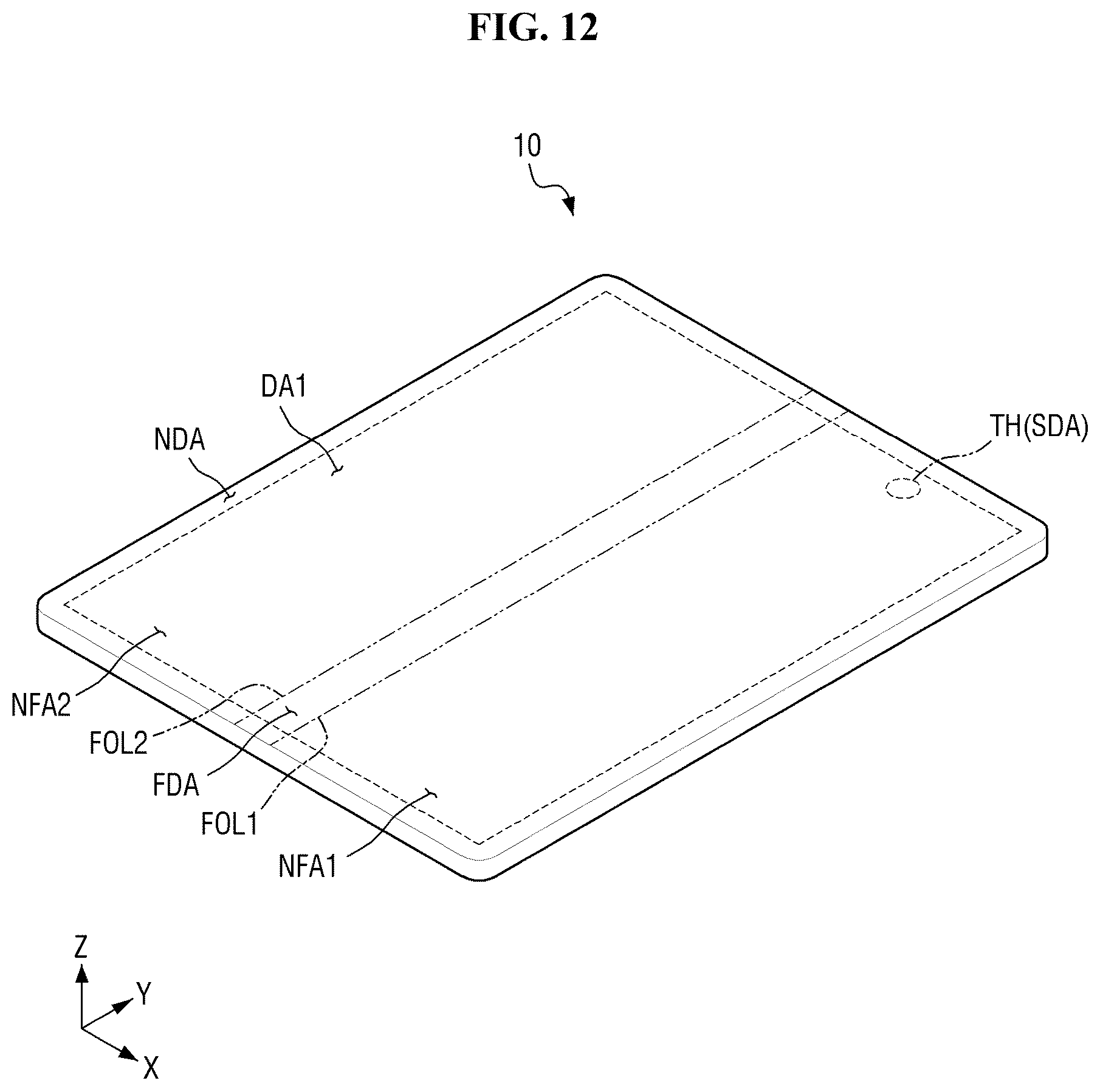 Patent US12562130 Figure 11 – Display device