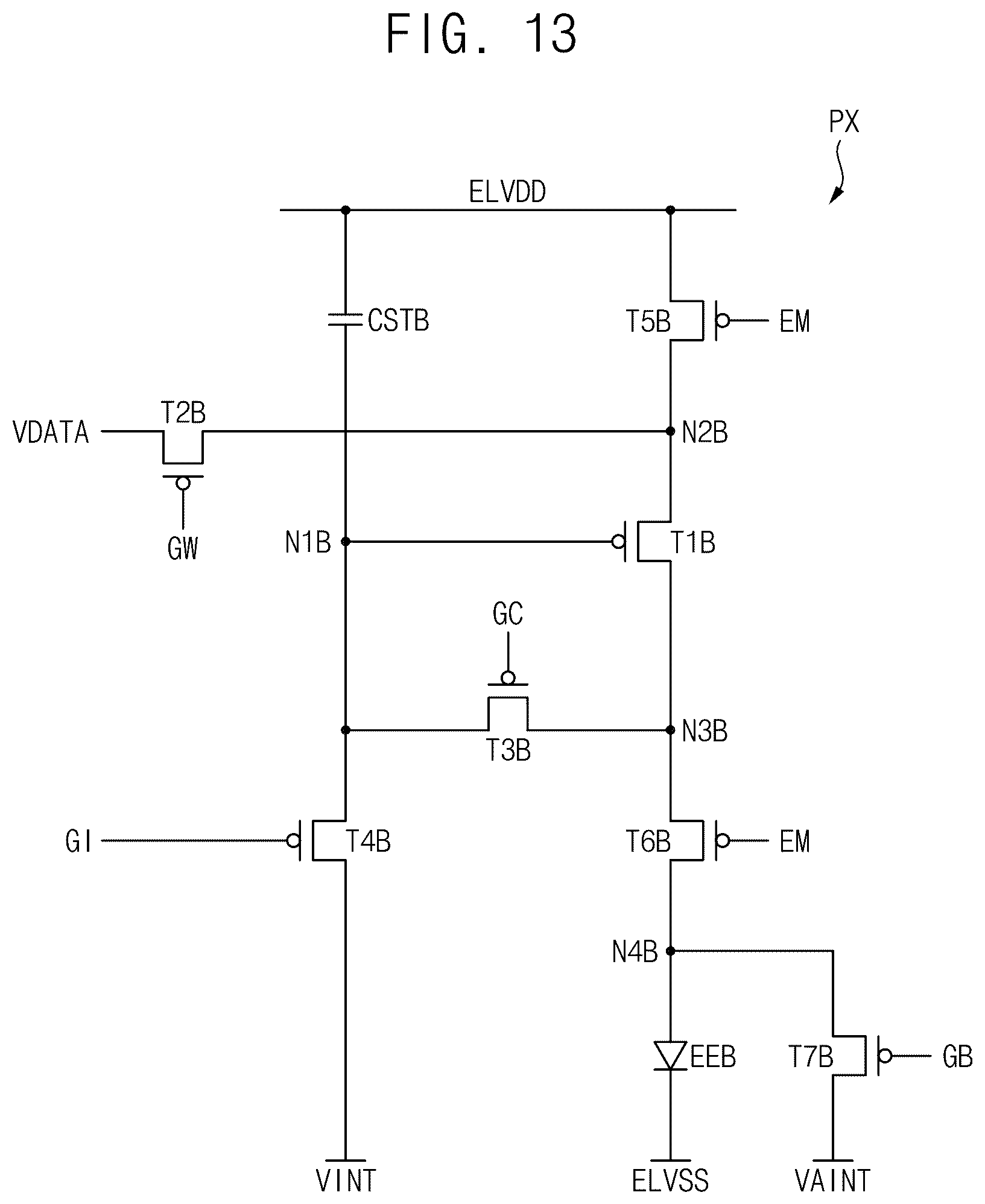 Patent US12562131 Figure 19 – Display device and electronic device including the display device