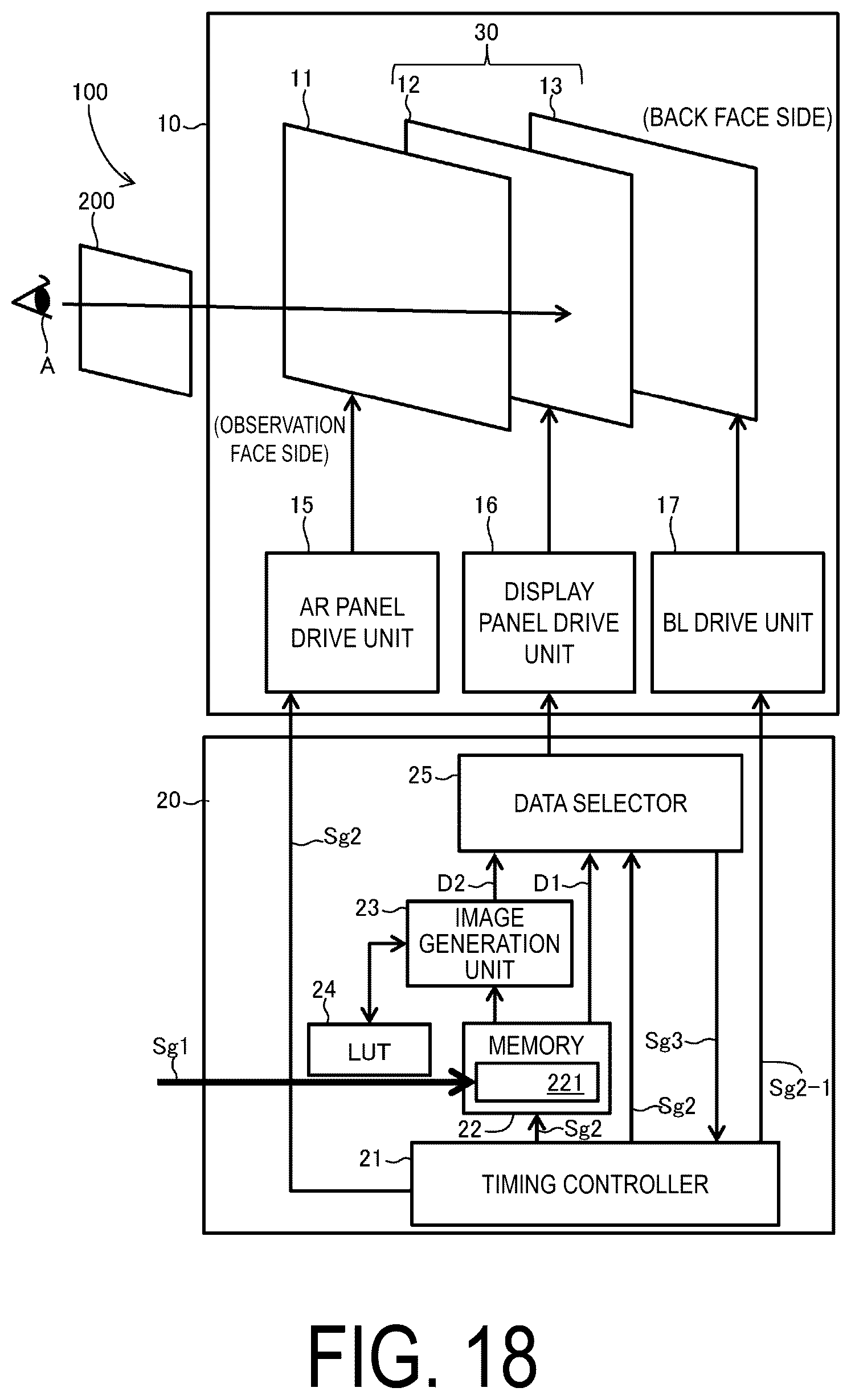 Patent US12562132 Figure 18 – Display device