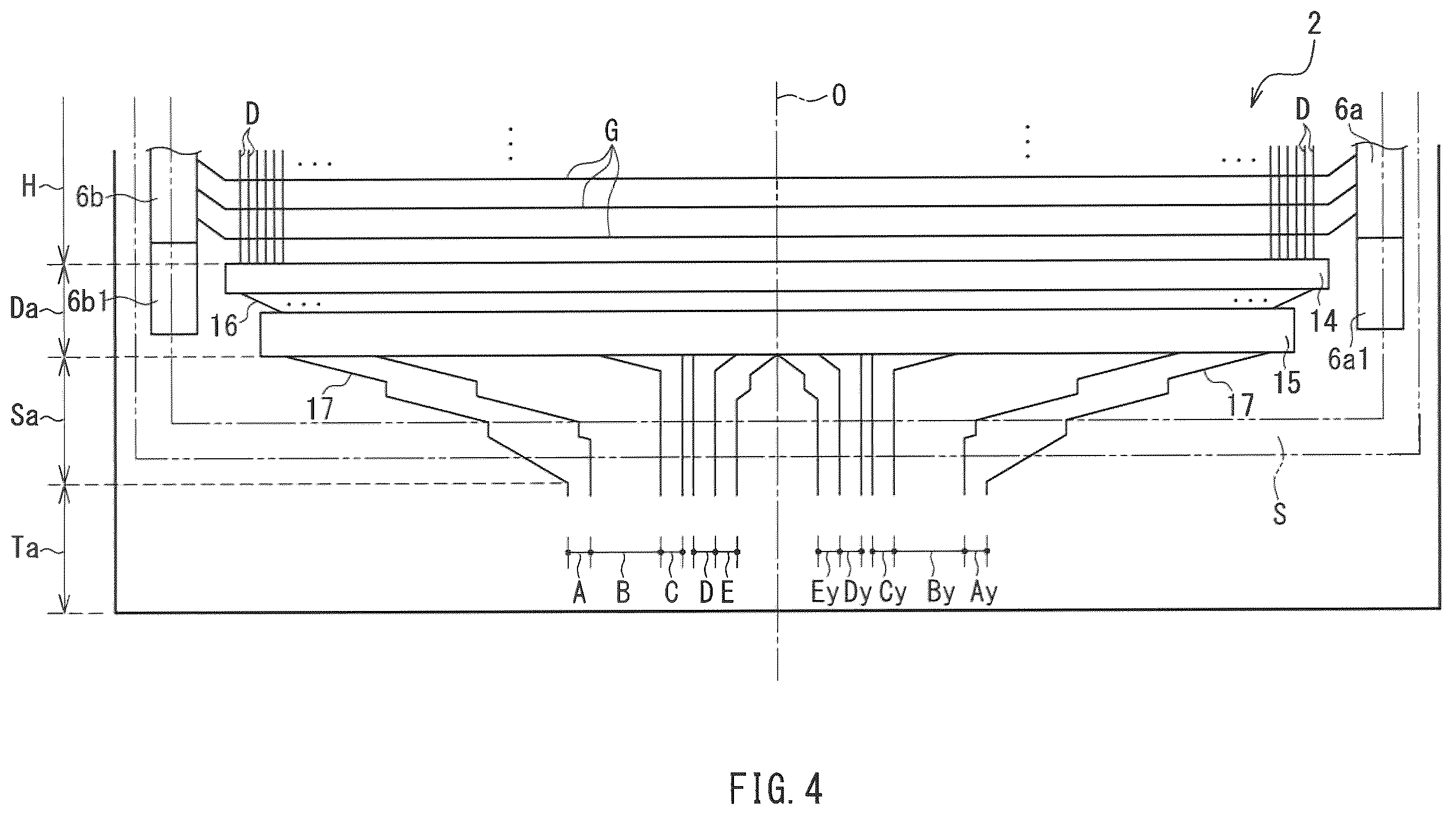 Patent US12562136 Figure 4 – Active matrix substrate and display device