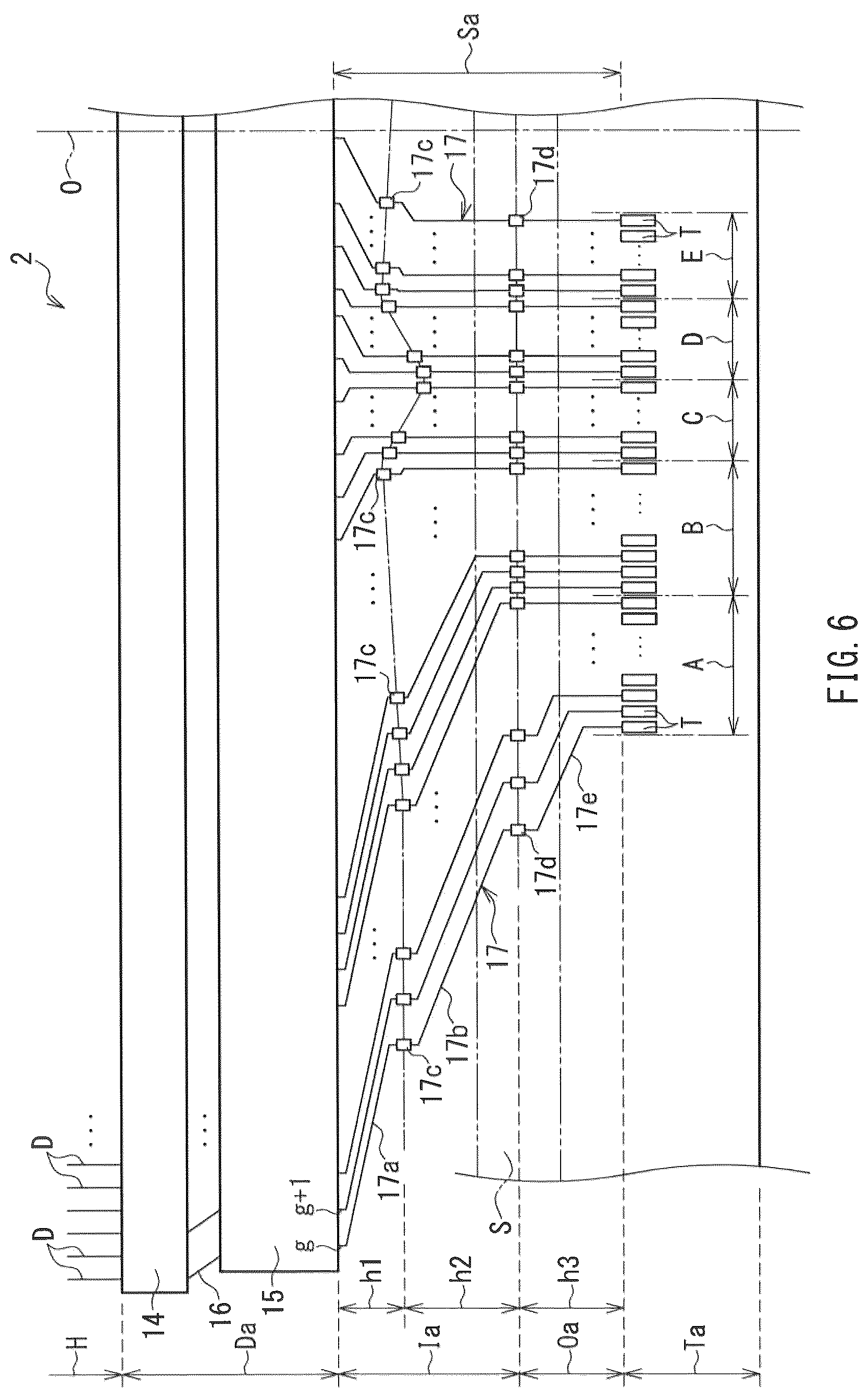 Patent US12562136 Figure 6 – Active matrix substrate and display device