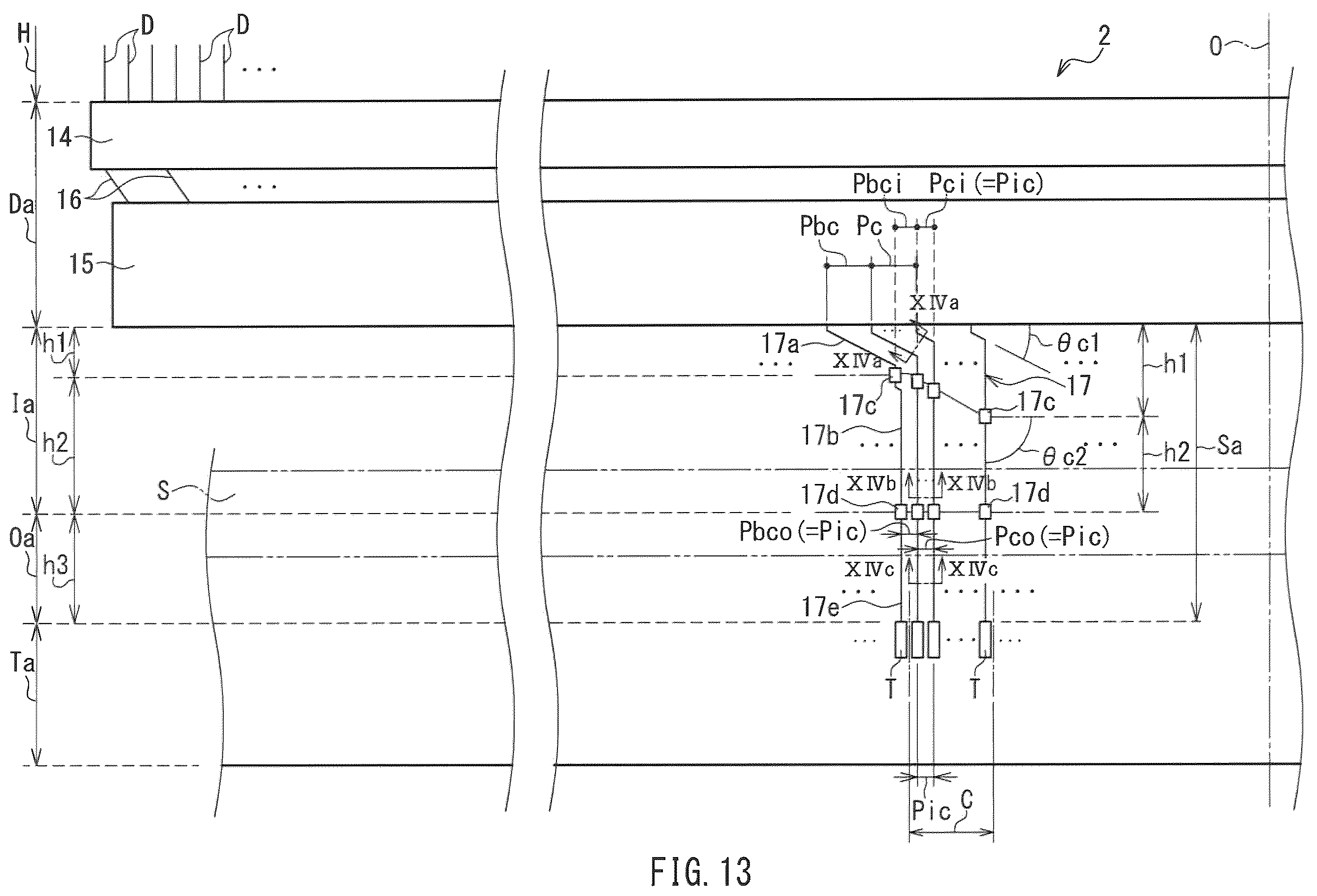 Patent US12562136 Figure 13 – Active matrix substrate and display device