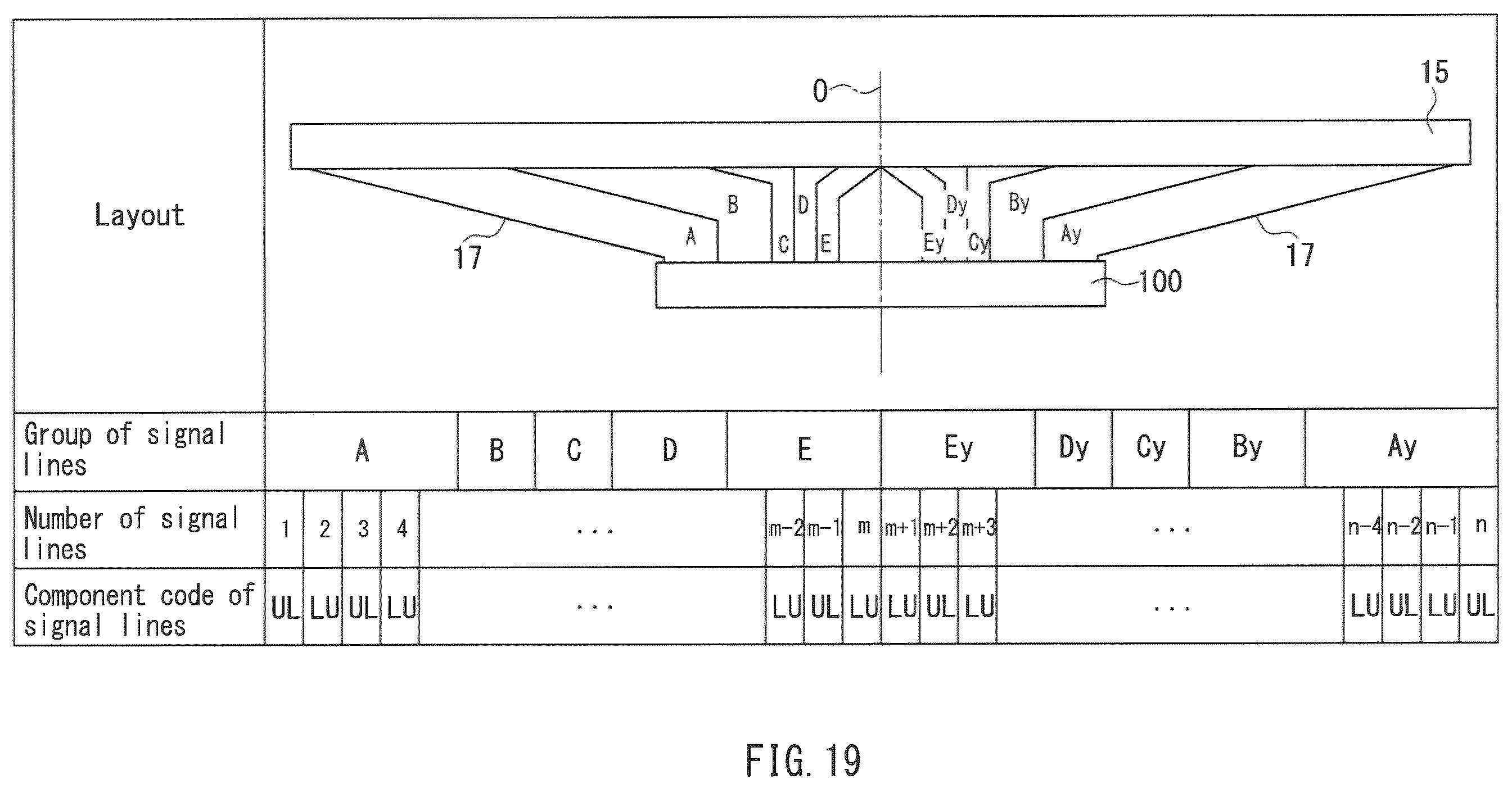 Patent US12562136 Figure 19 – Active matrix substrate and display device