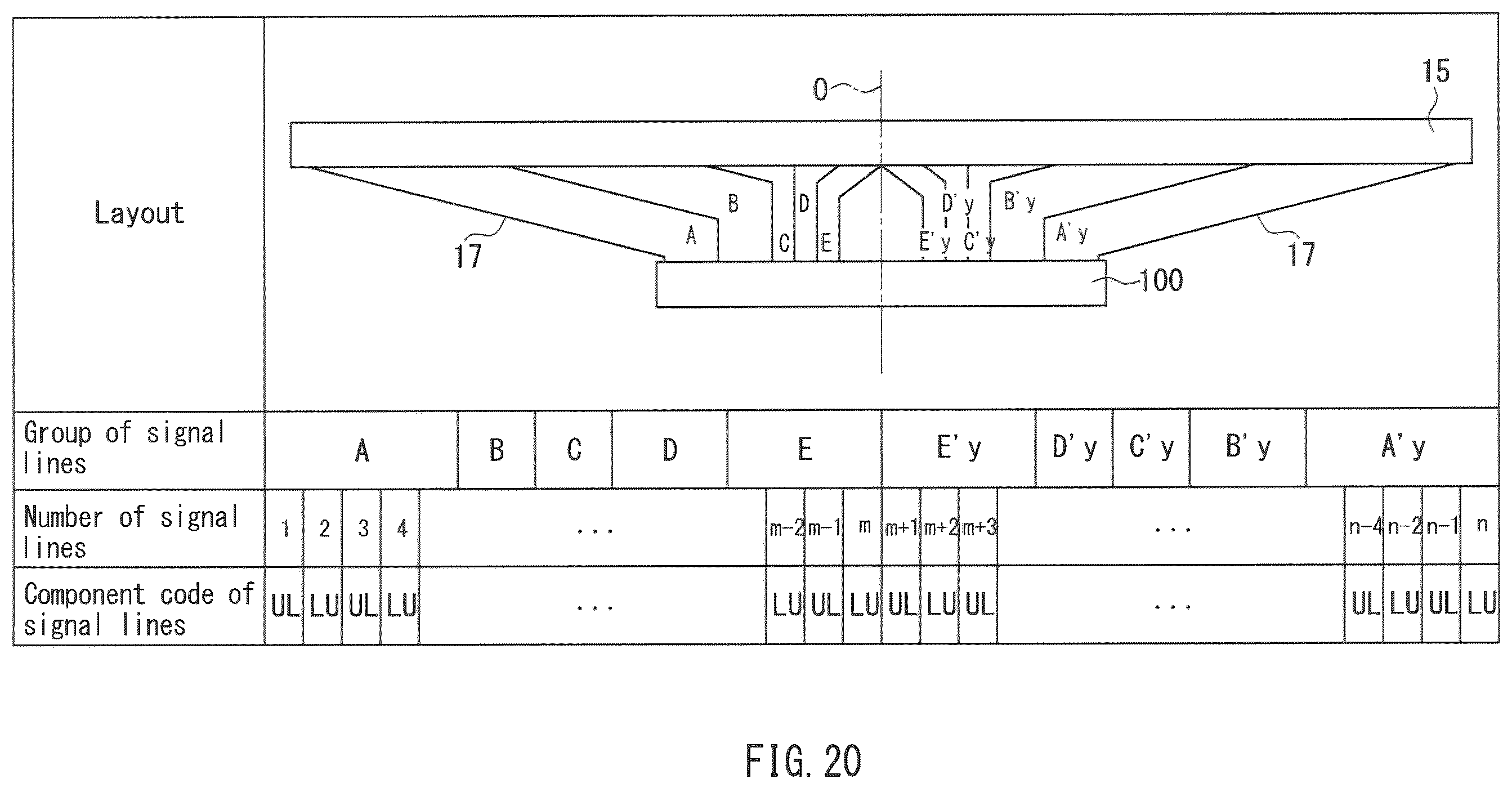 Patent US12562136 Figure 20 – Active matrix substrate and display device