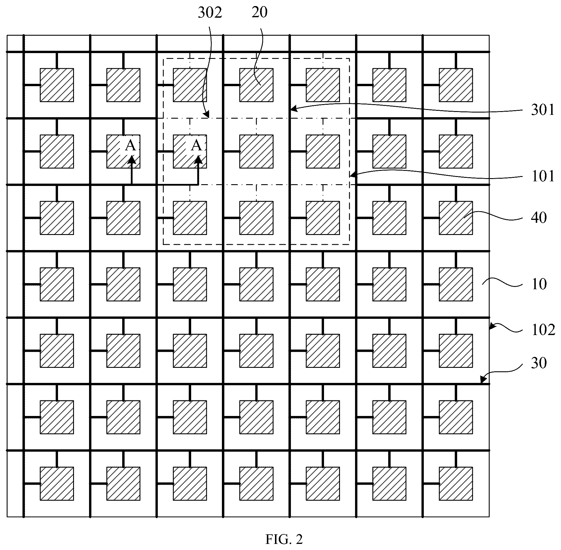 Patent US12562139 Figure 2 – Display panel and method for manufacturing same, and display device