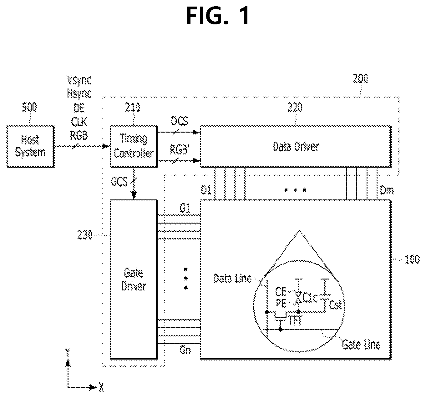 Patent US12562140 Figure 1 – Apparatus and method for driving display panel