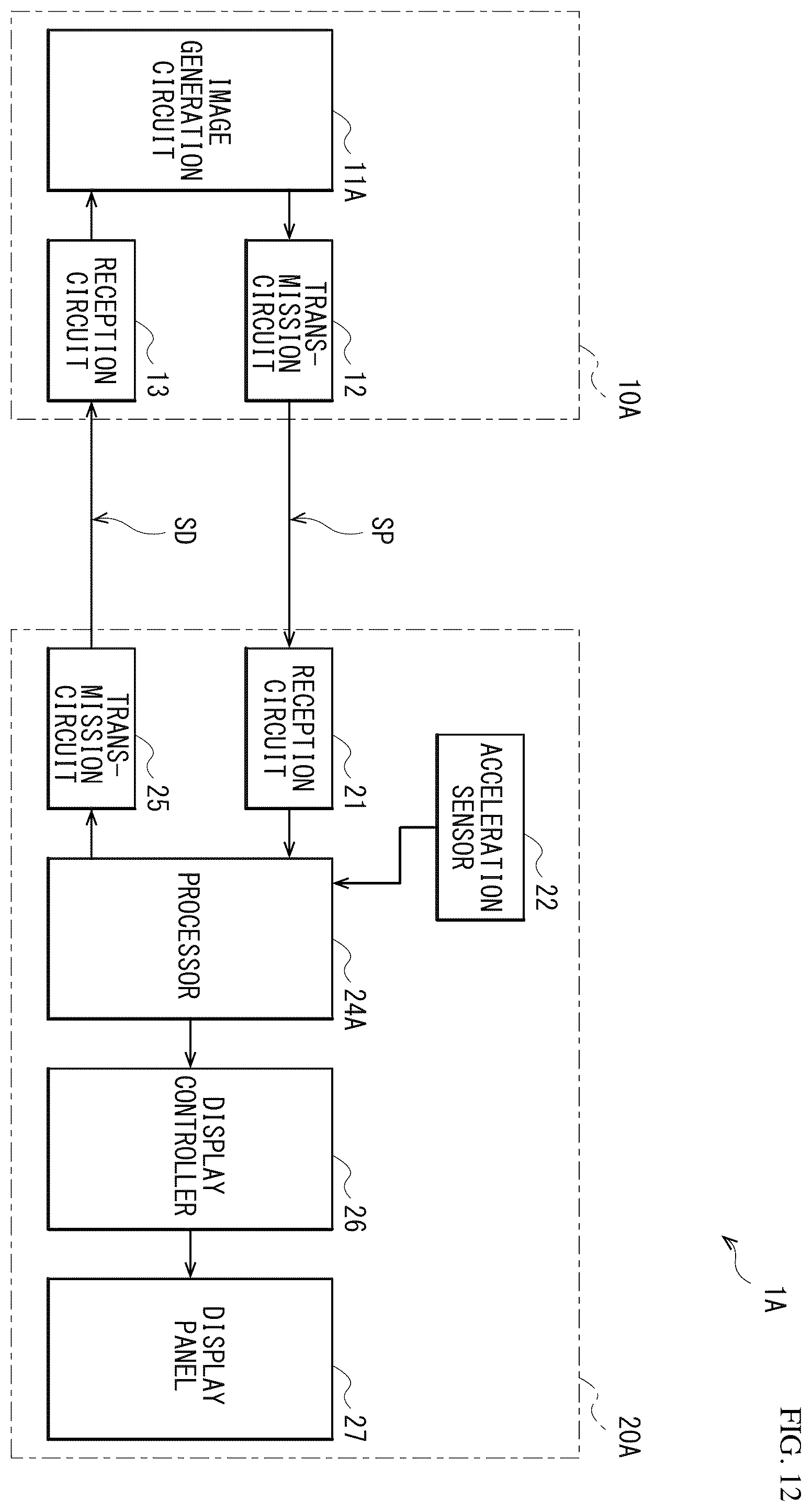 Patent US12562141 Figure 11 – Display device, display system, and display driving method