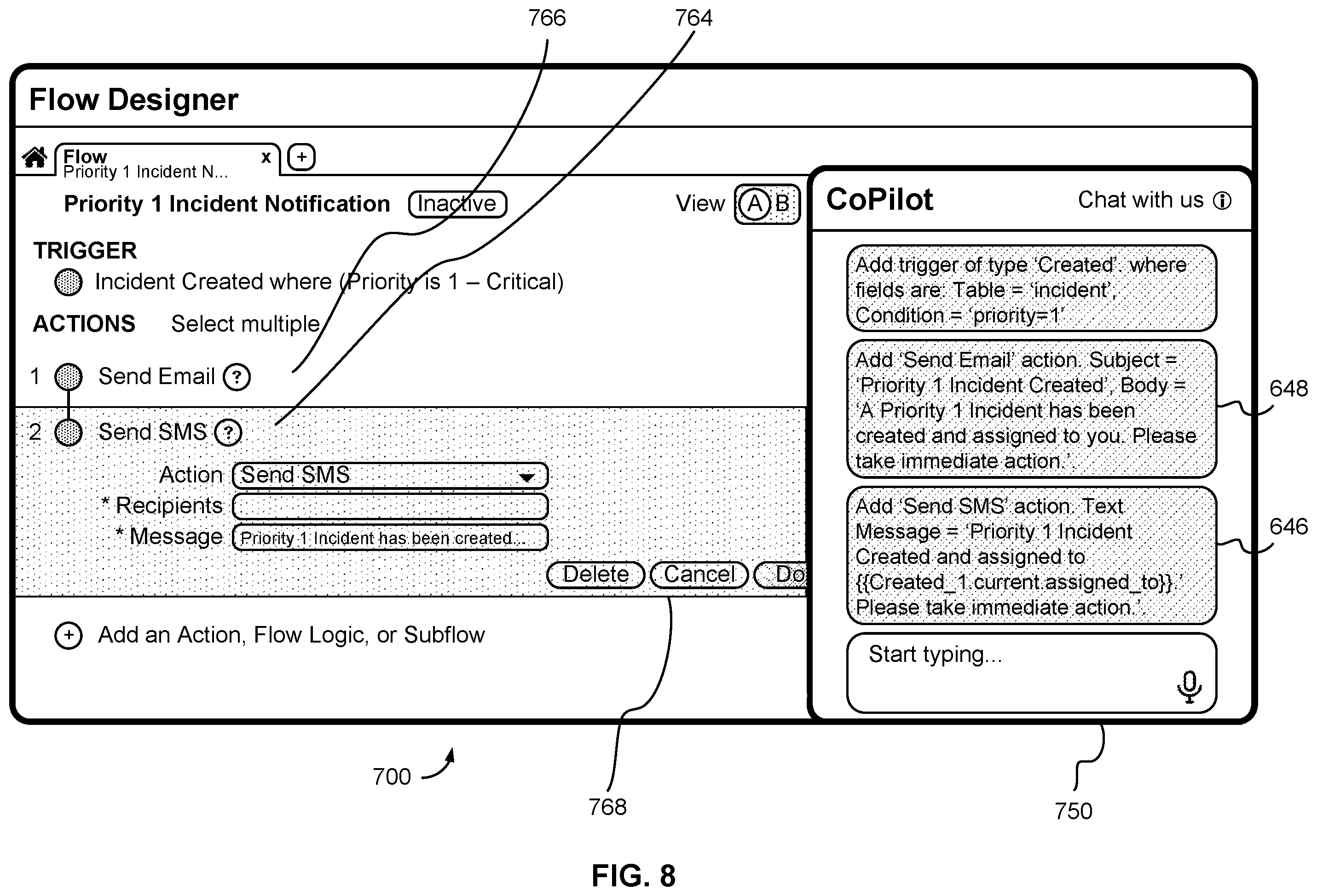 Patent US12562163 Figure 7 – Bidirectional assistant for development platforms