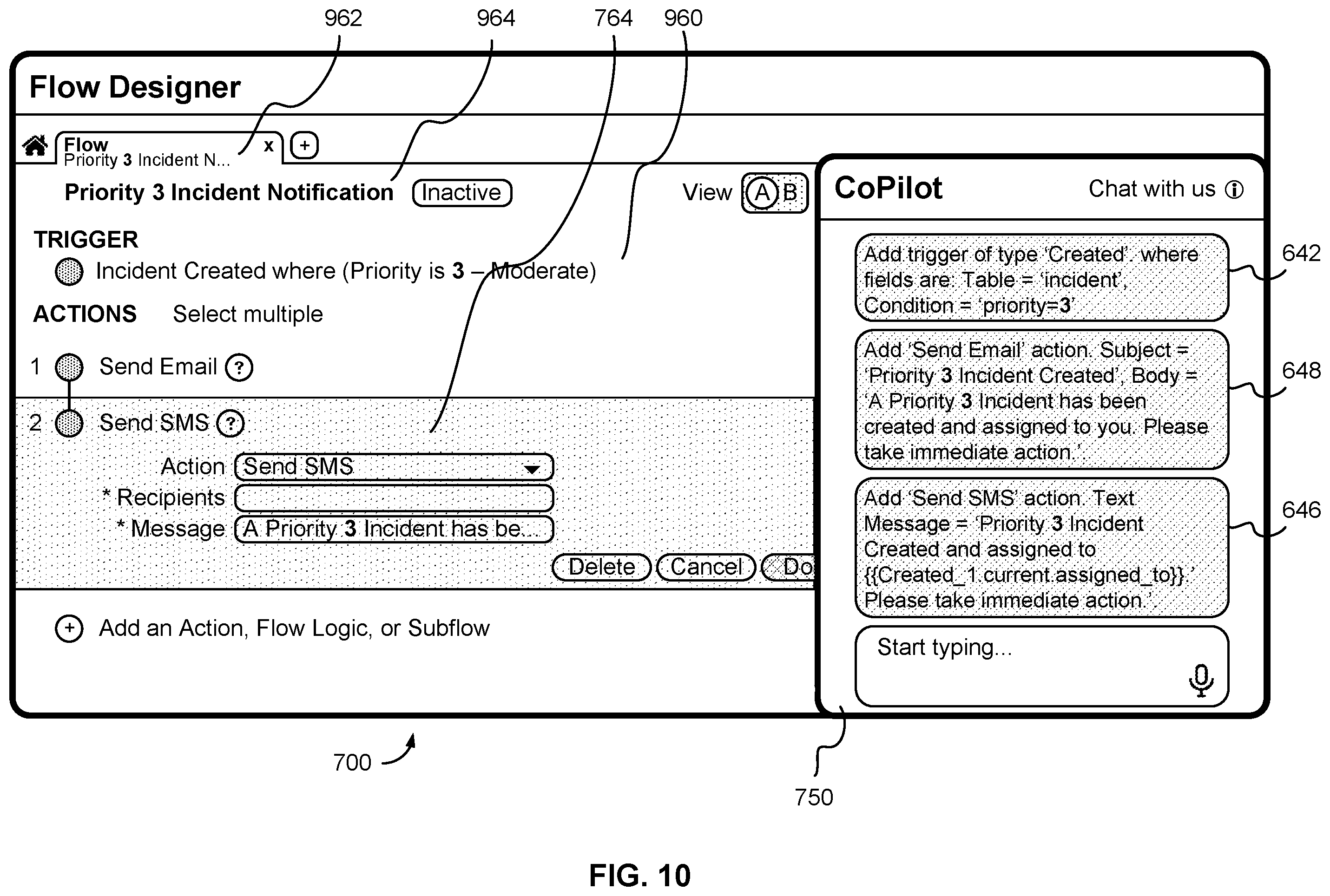Patent US12562163 Figure 9 – Bidirectional assistant for development platforms