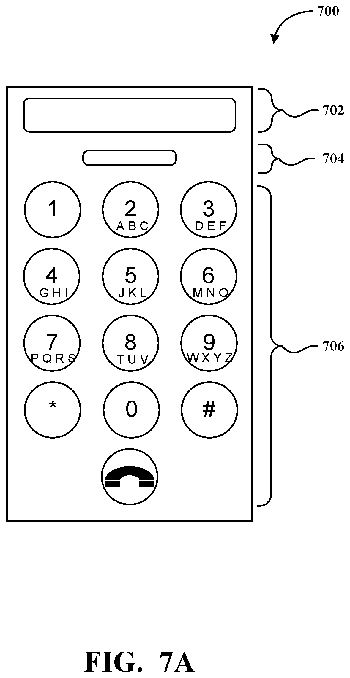Patent US12562166 Figure 8 – Visual interactive voice response key mapping