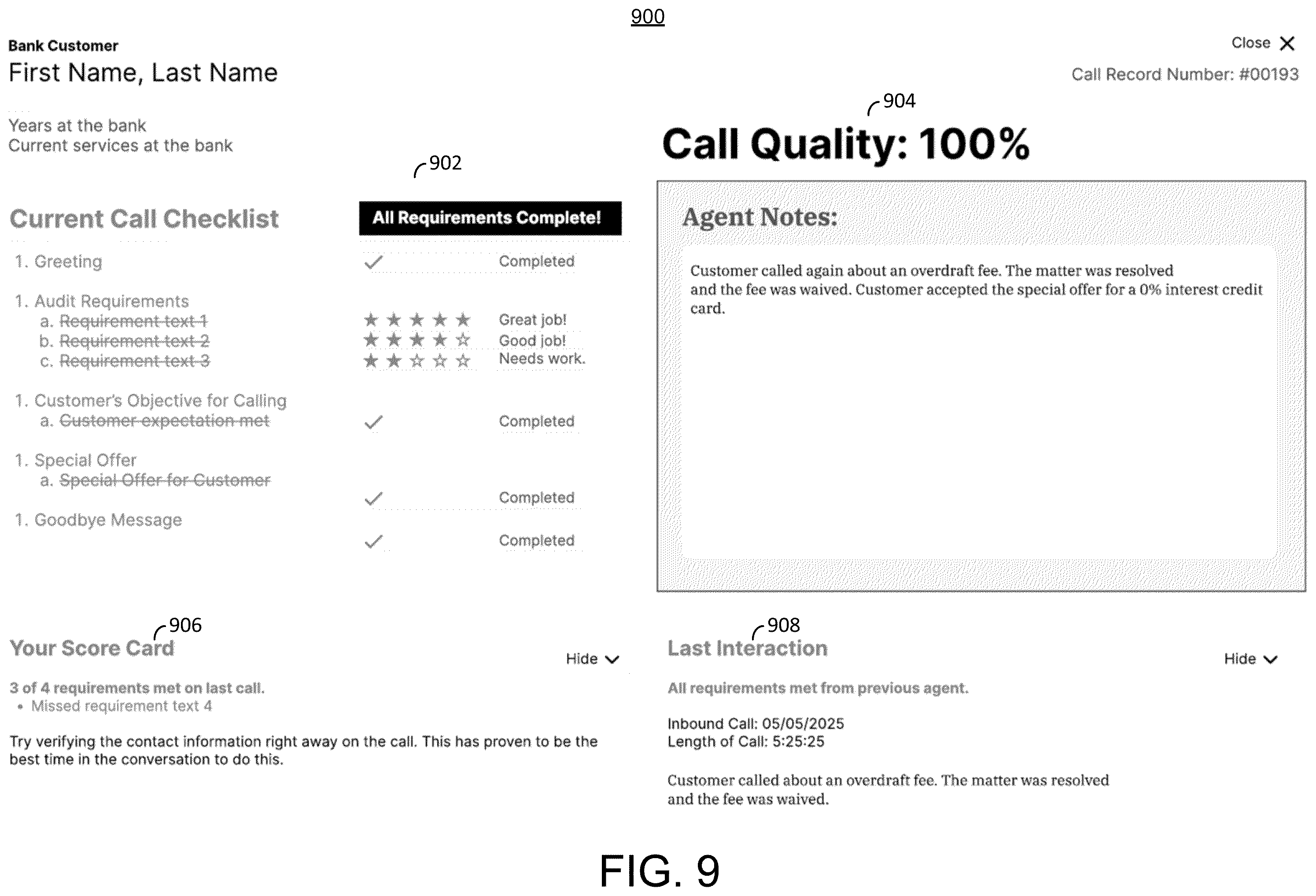 Patent US12562169 Figure 10 – Systems and methods for improved machine learning-based inbound call monitoring and response generation