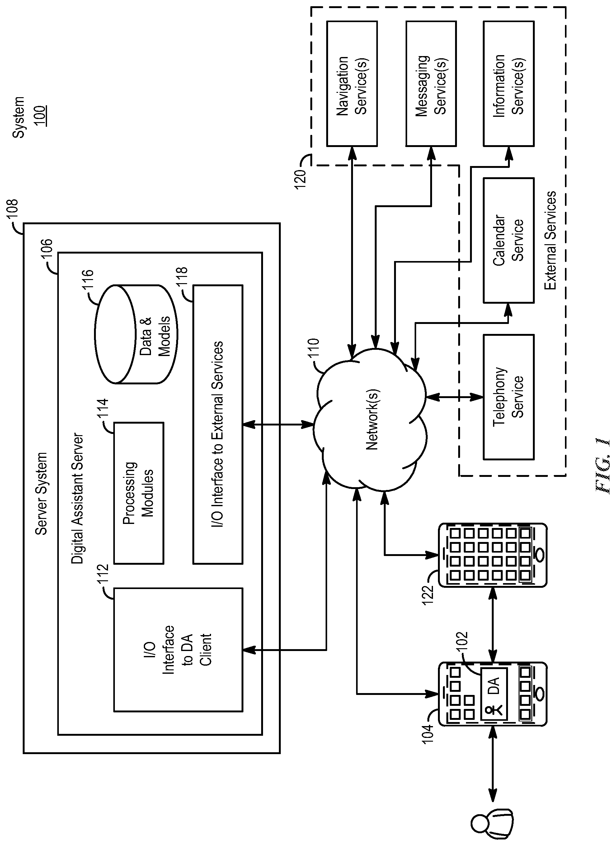 Patent US12562172 — Streaming tasks in a multiple device environment — Figure 1