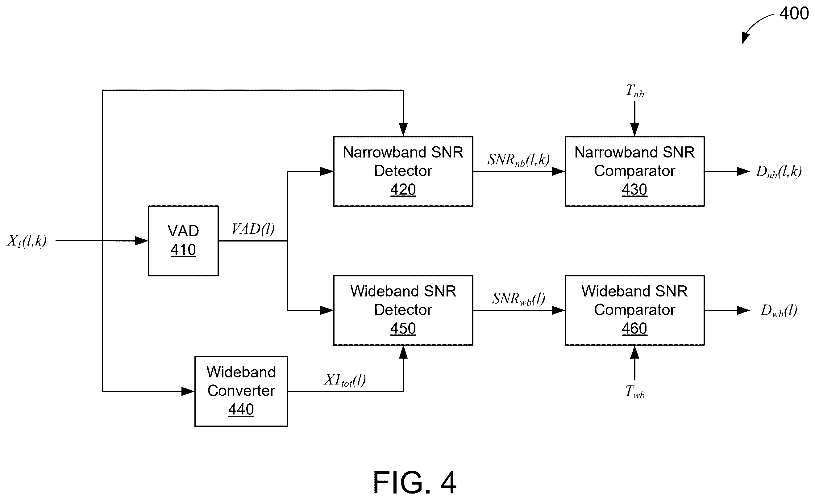 Patent US12562175 Figure 4 – Multi-channel noise reduction for headphones