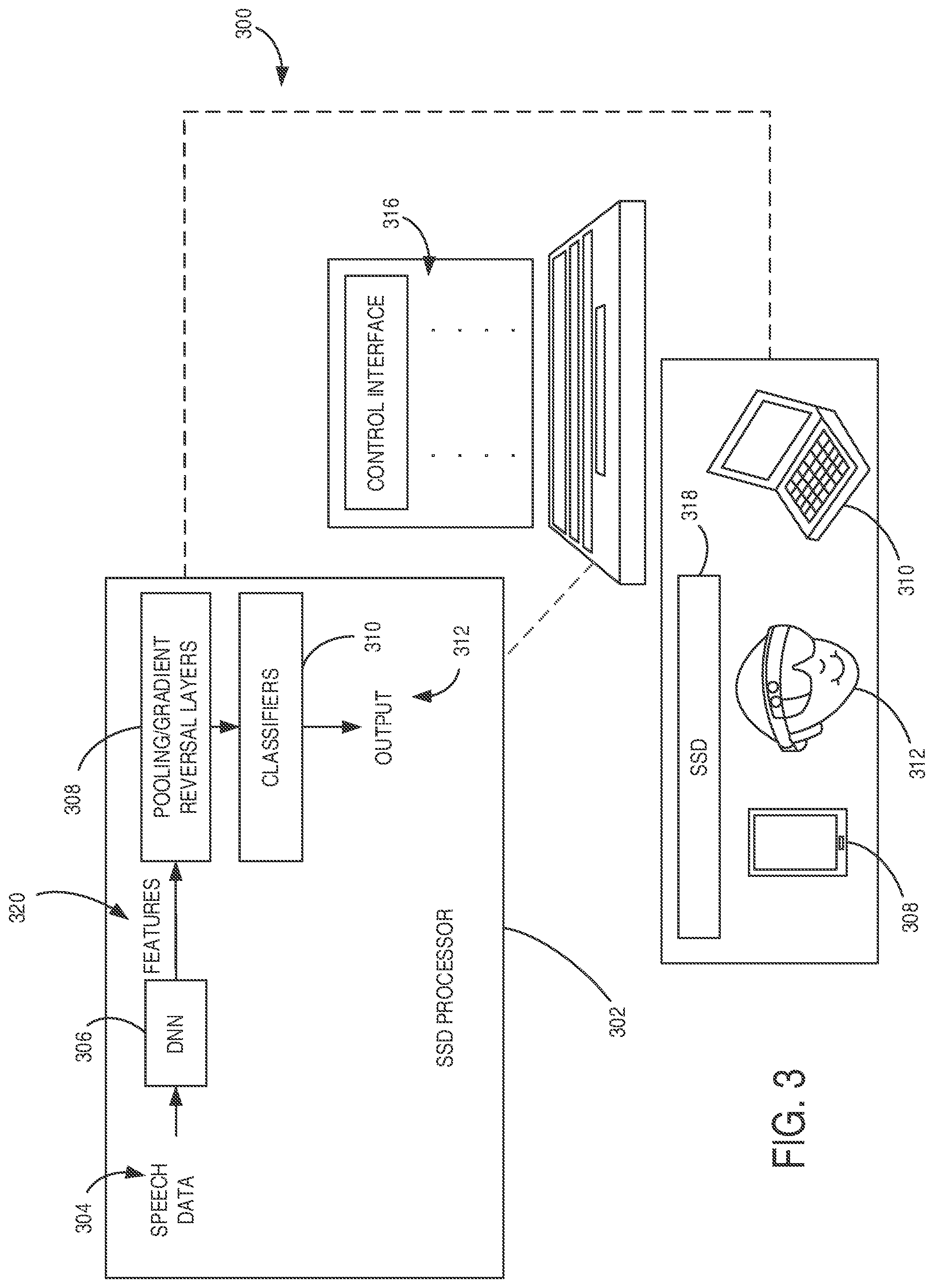 Patent US12562184 Figure 3 – Synthetic speech detection