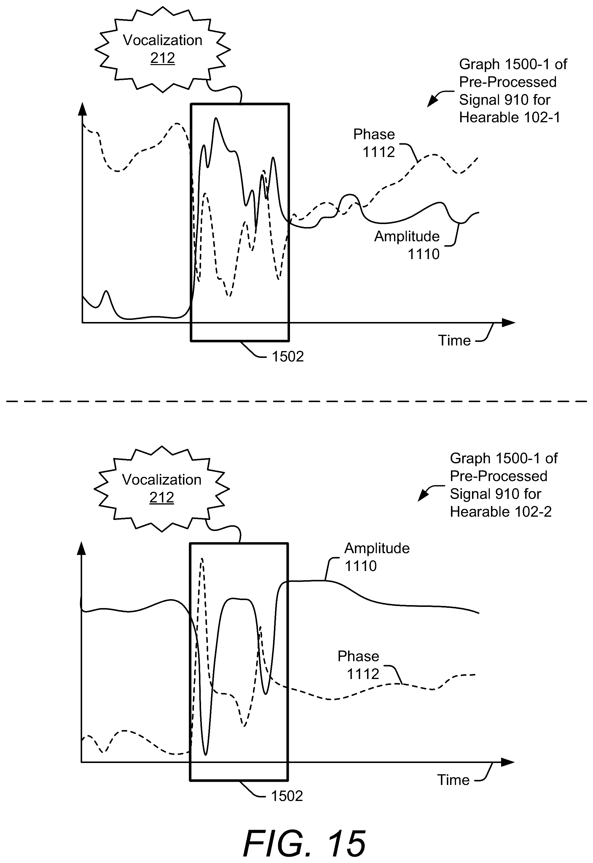 Patent US12562185 Figure 16 – Voice activity detection using active acoustic sensing