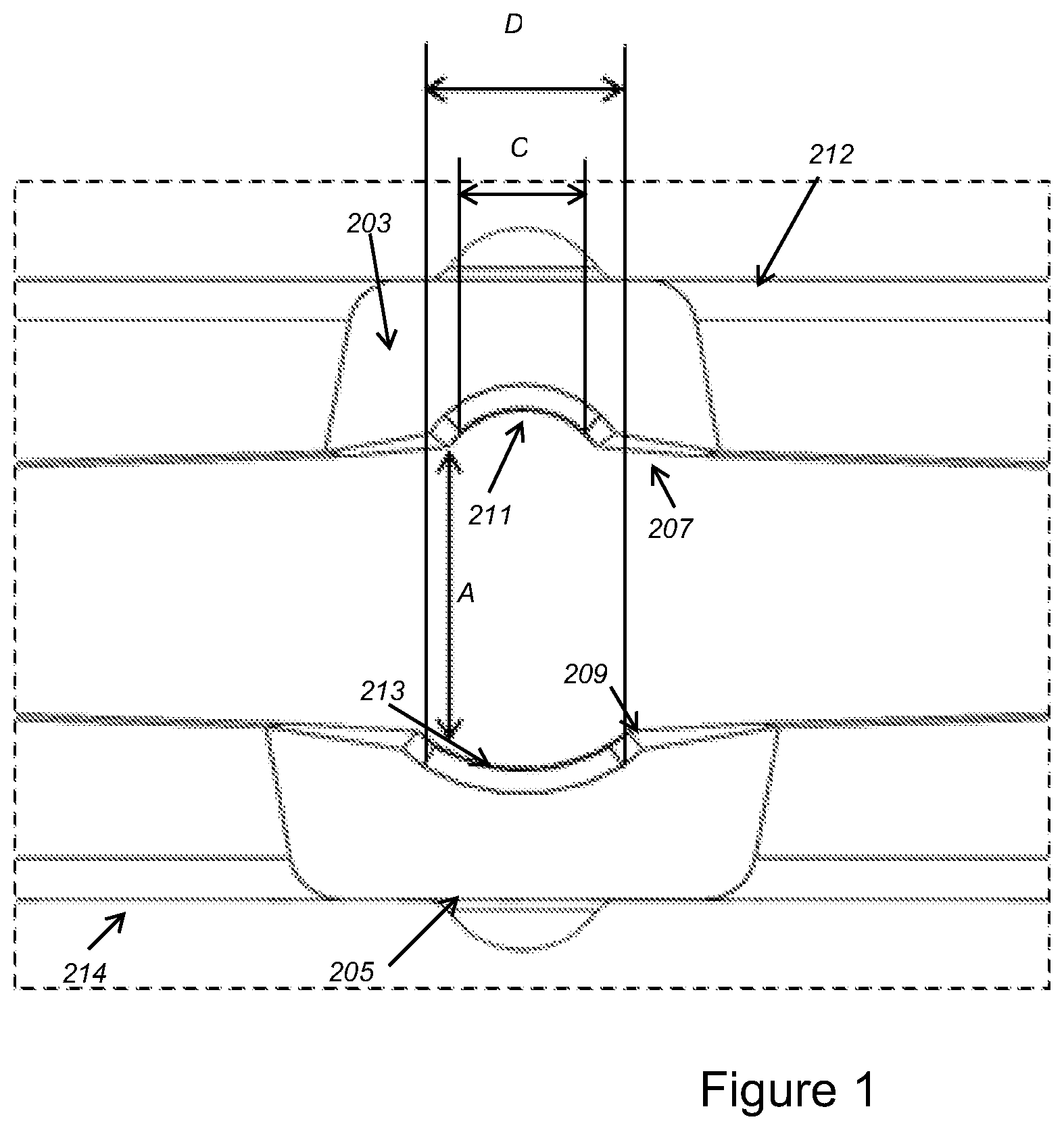 Patent US12562187 Figure 1 – Load beam nesting configuration for head stack assembly protection