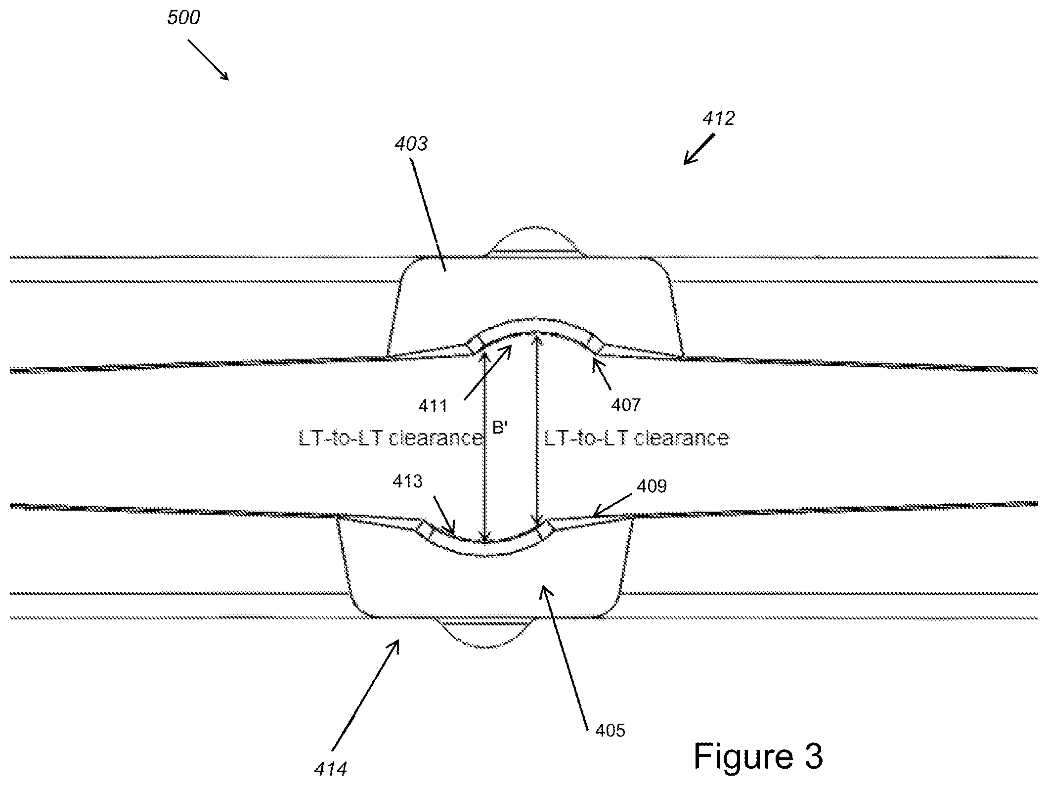 Patent US12562187 Figure 3 – Load beam nesting configuration for head stack assembly protection