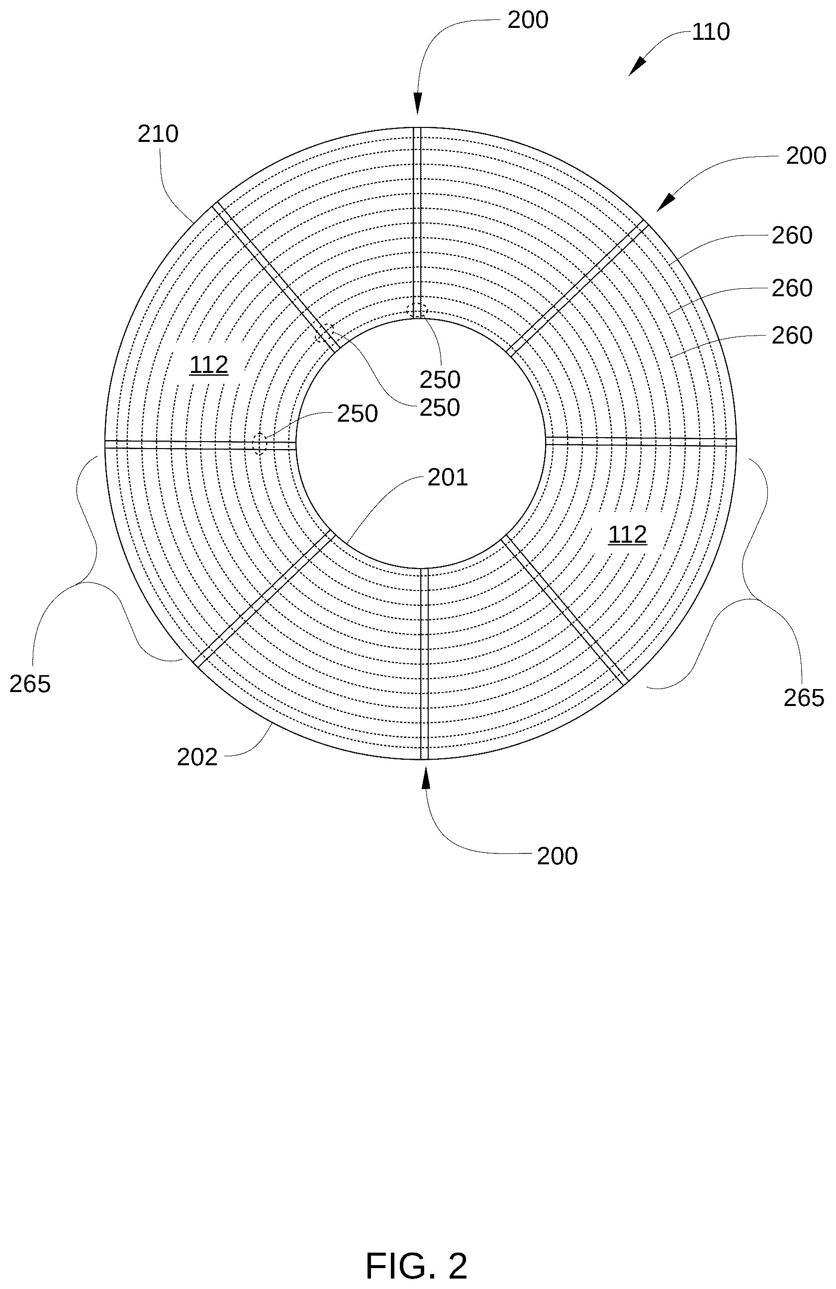 Patent US12562190 Figure 2 – Coherent repeatable runout correction for reduced rpm self-servo write