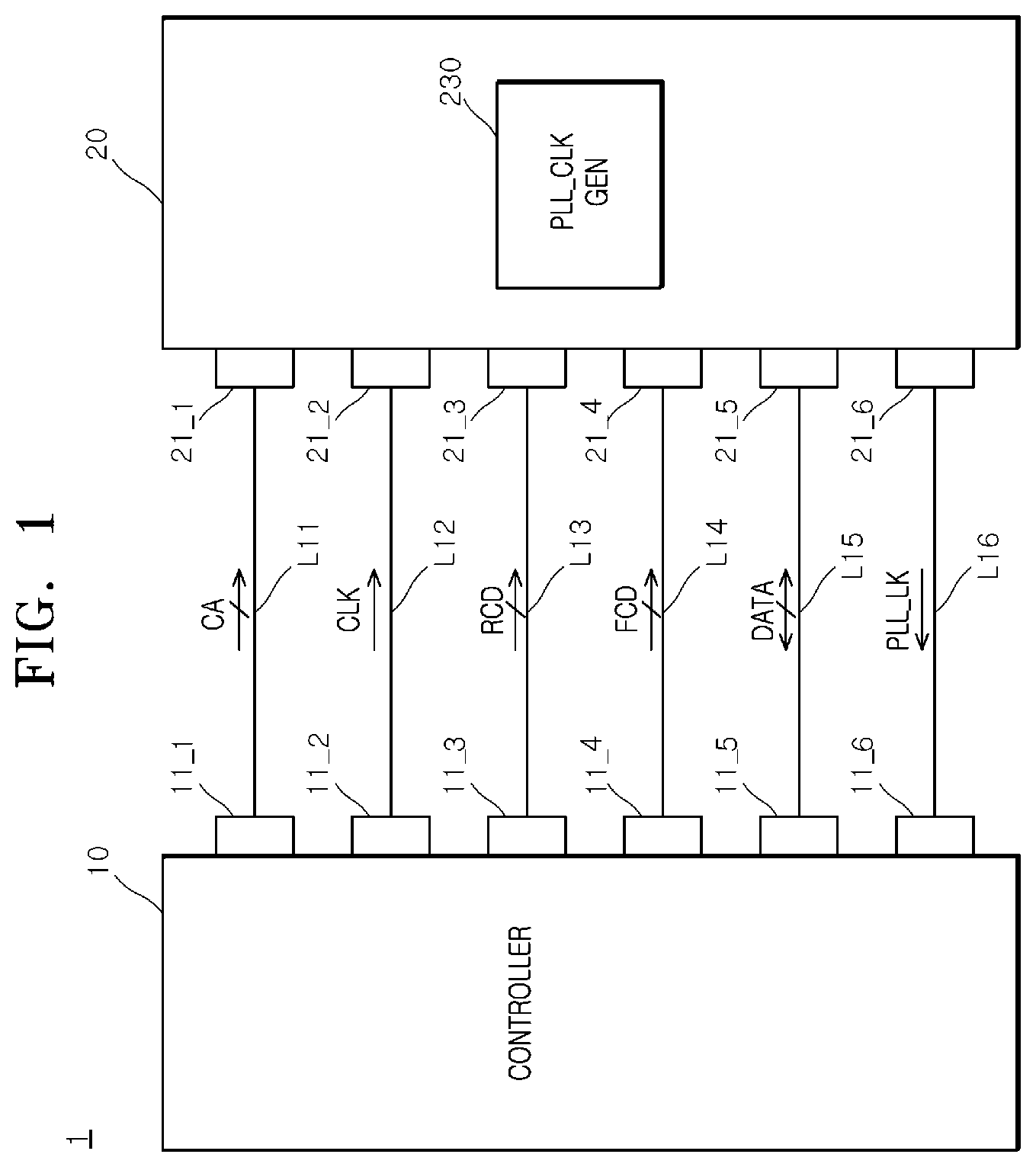 Patent US12562201 Figure 1 – Electronic device and electronic system for performing phase adjustment operation
