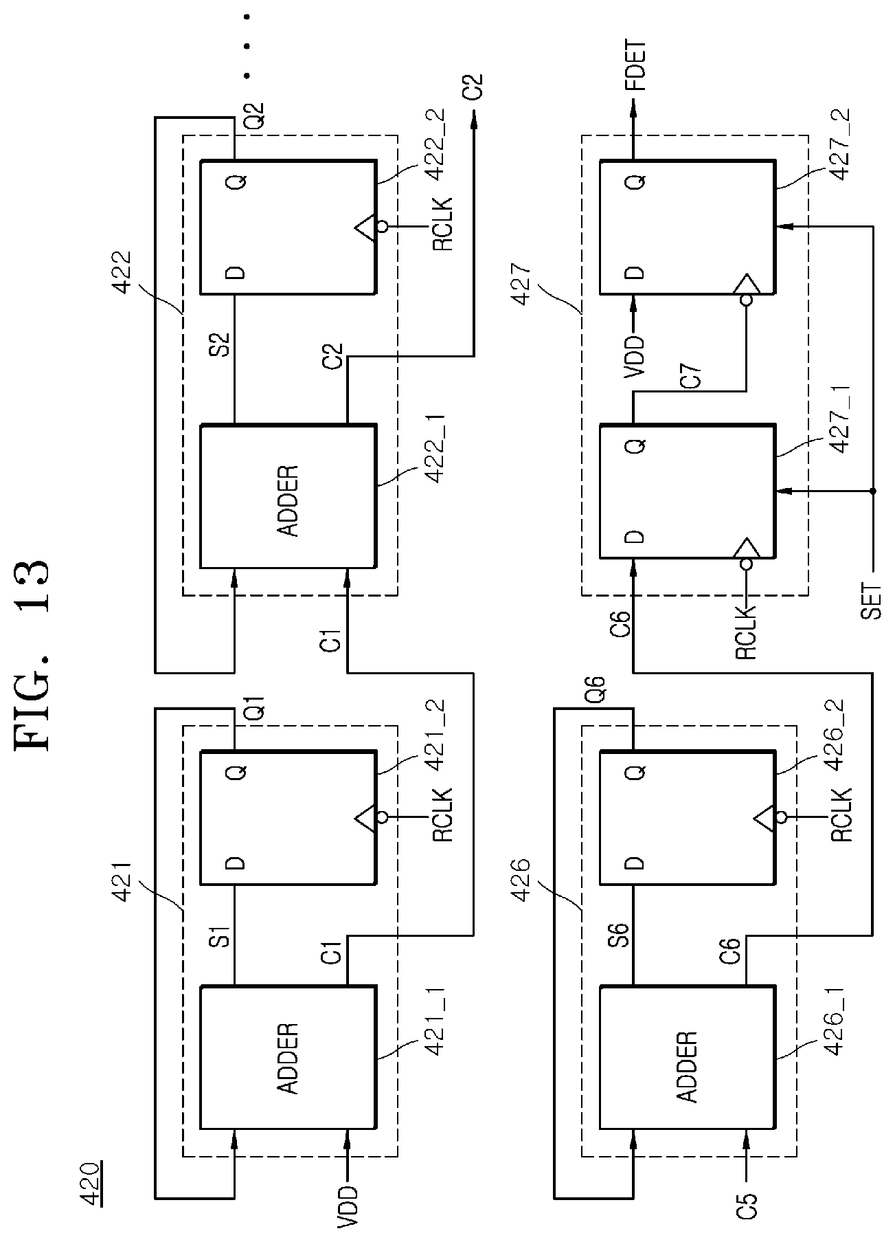 Patent US12562201 Figure 13 – Electronic device and electronic system for performing phase adjustment operation