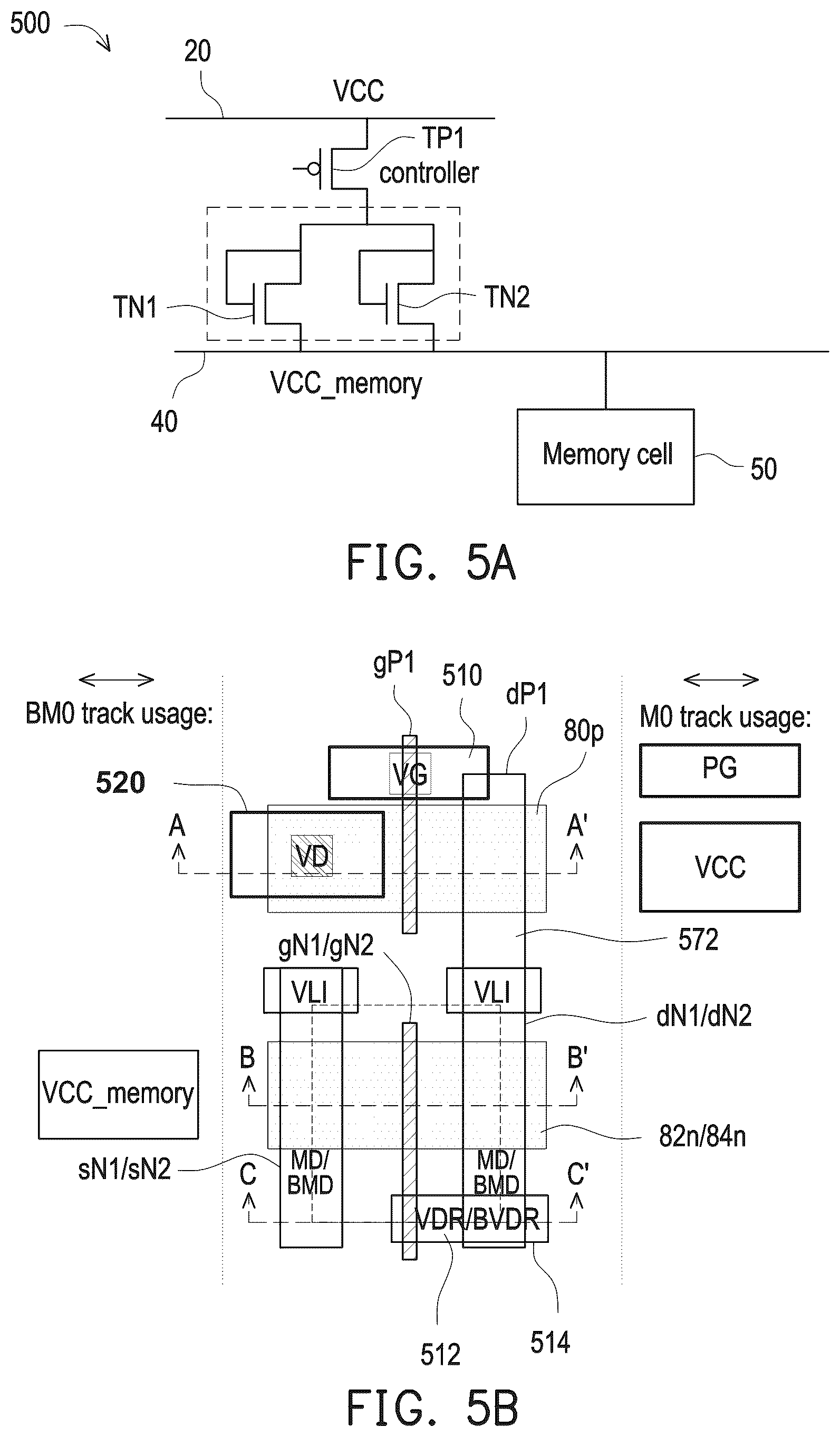Patent US12562211 Figure 9 – Power control circuit for memory circuit based on complementary field effect transistor devices