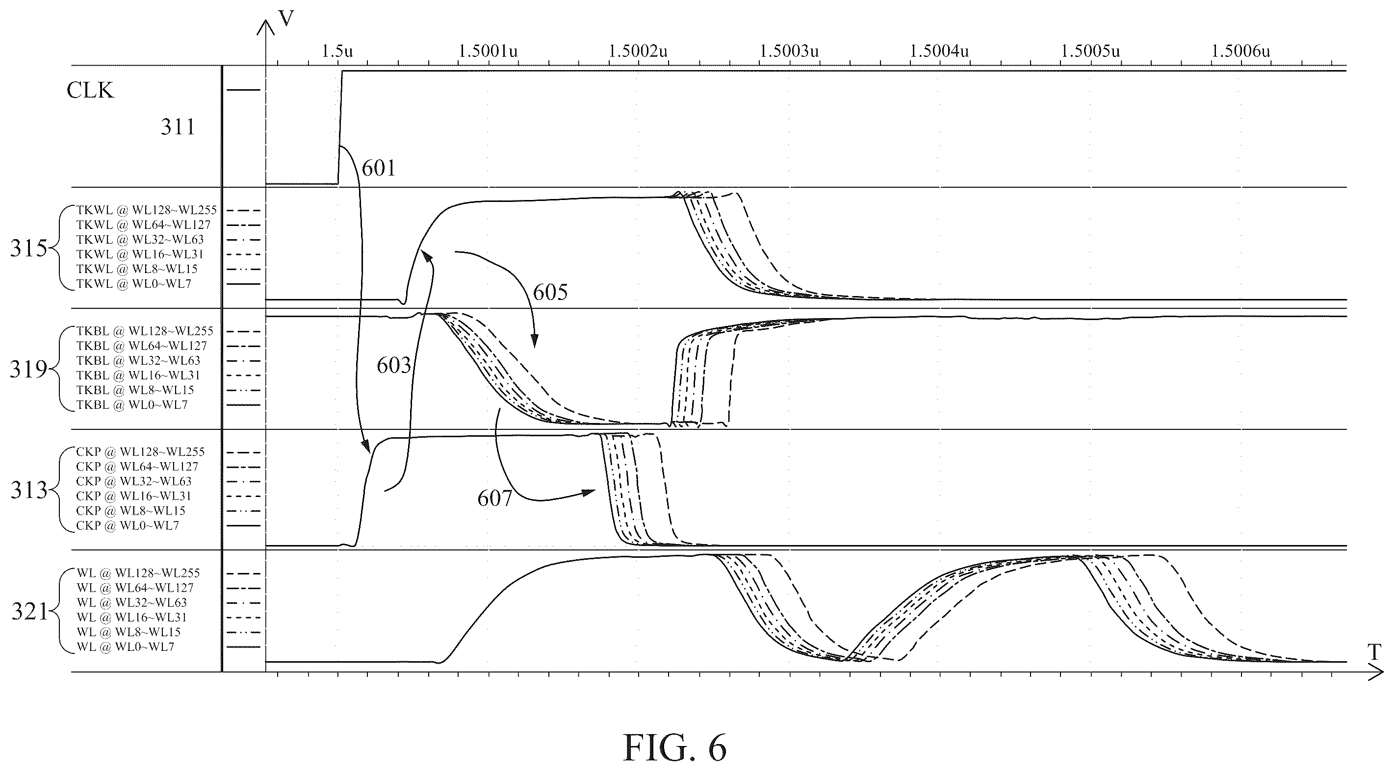 Patent US12562213 Figure 6 – Memory devices configured with adaptive word line pulse adjustment and methods for operating the same