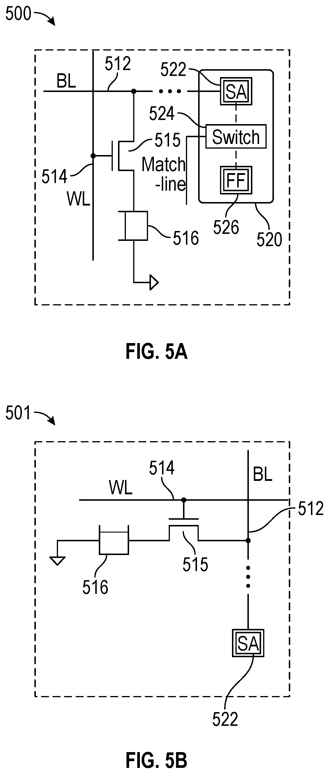 Patent US12562215 Figure 5 – Providing orthogonal subarrays in a dynamic random access memory