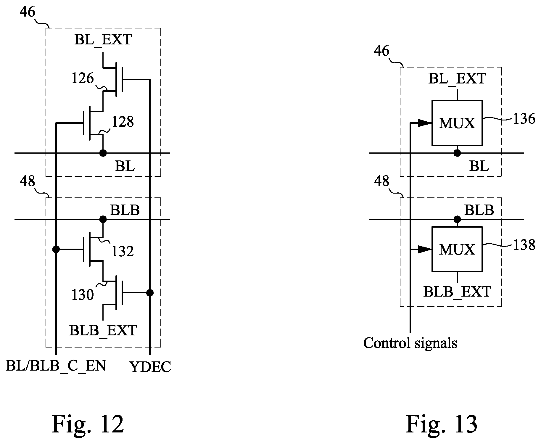 Patent US12562216 Figure 10 – Circuit with swept voltage on bit line or bit line bar