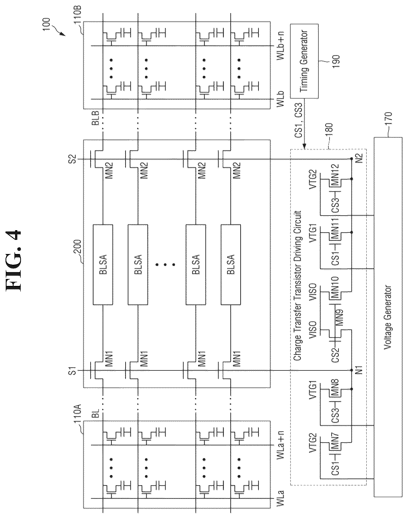 Patent US12562217 Figure 4 – Memory device and a driving method of a sensing device included in the memory device