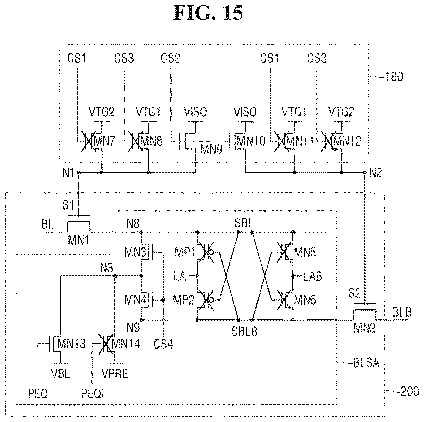 Patent US12562217 Figure 15 – Memory device and a driving method of a sensing device included in the memory device