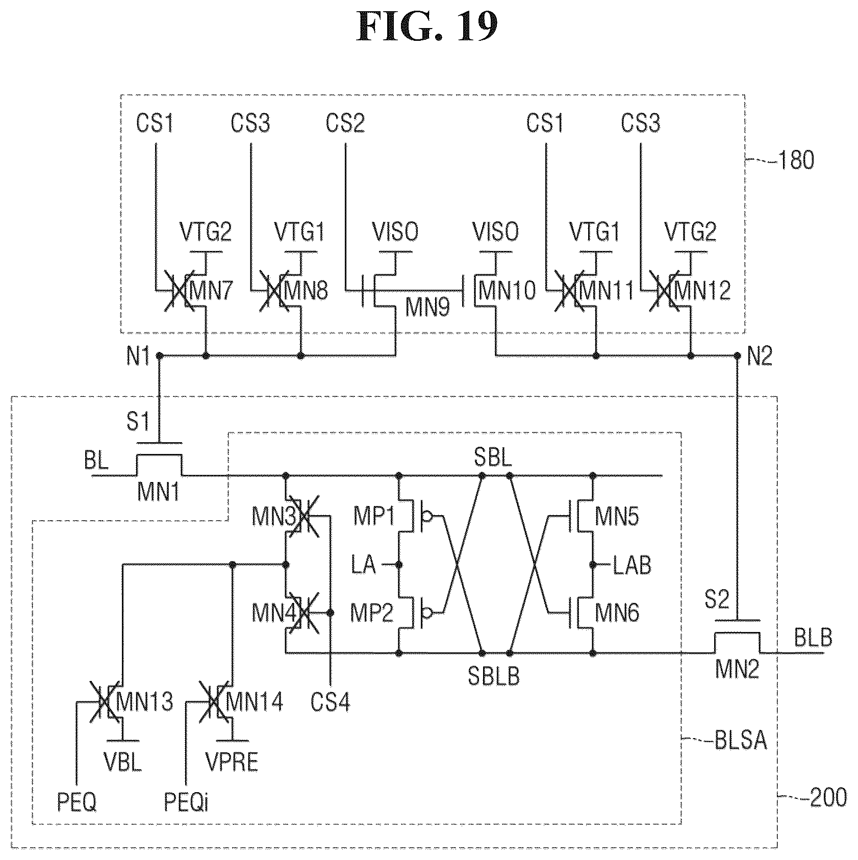 Patent US12562217 Figure 19 – Memory device and a driving method of a sensing device included in the memory device