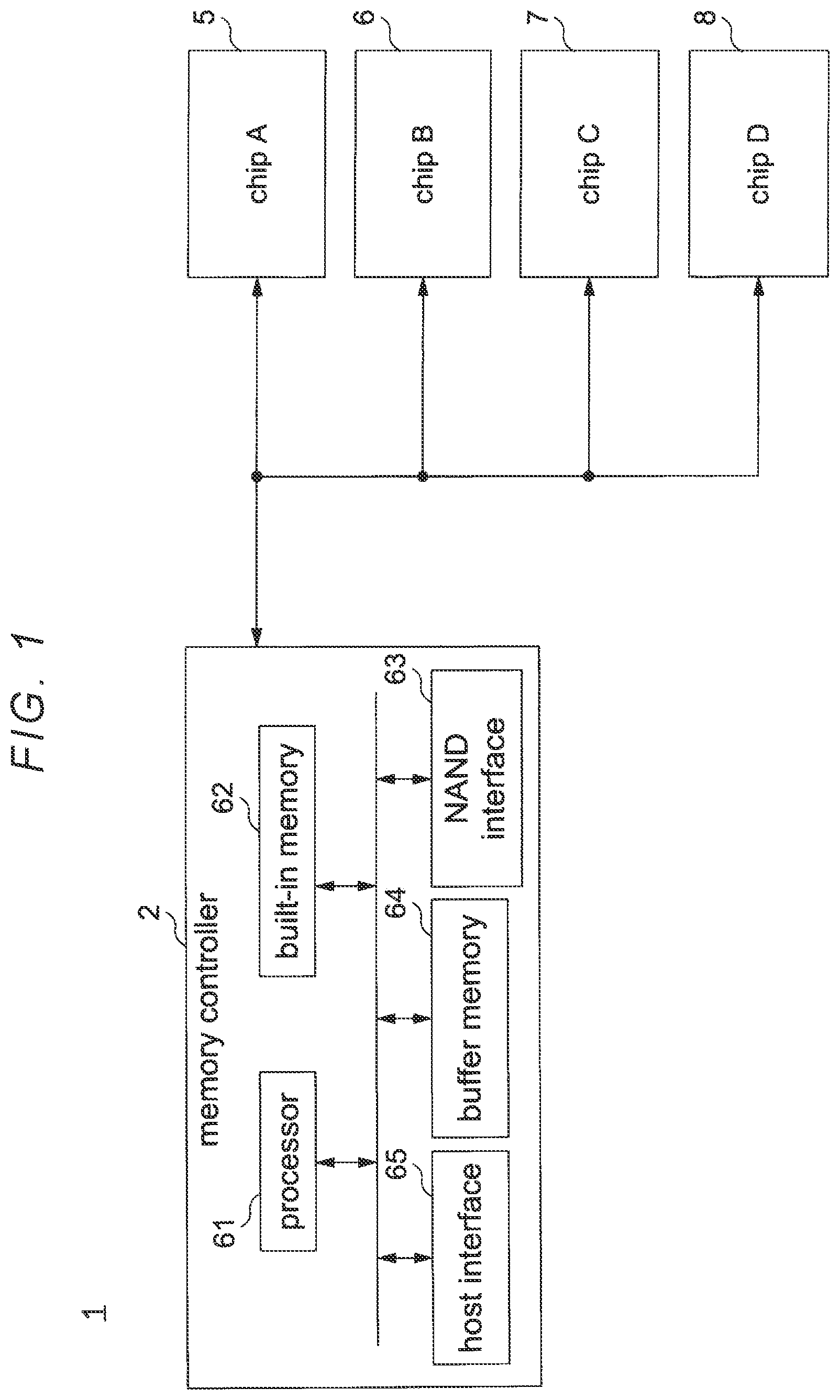 Patent US12562221 — Memory device configured to perform a search operation — Figure 1