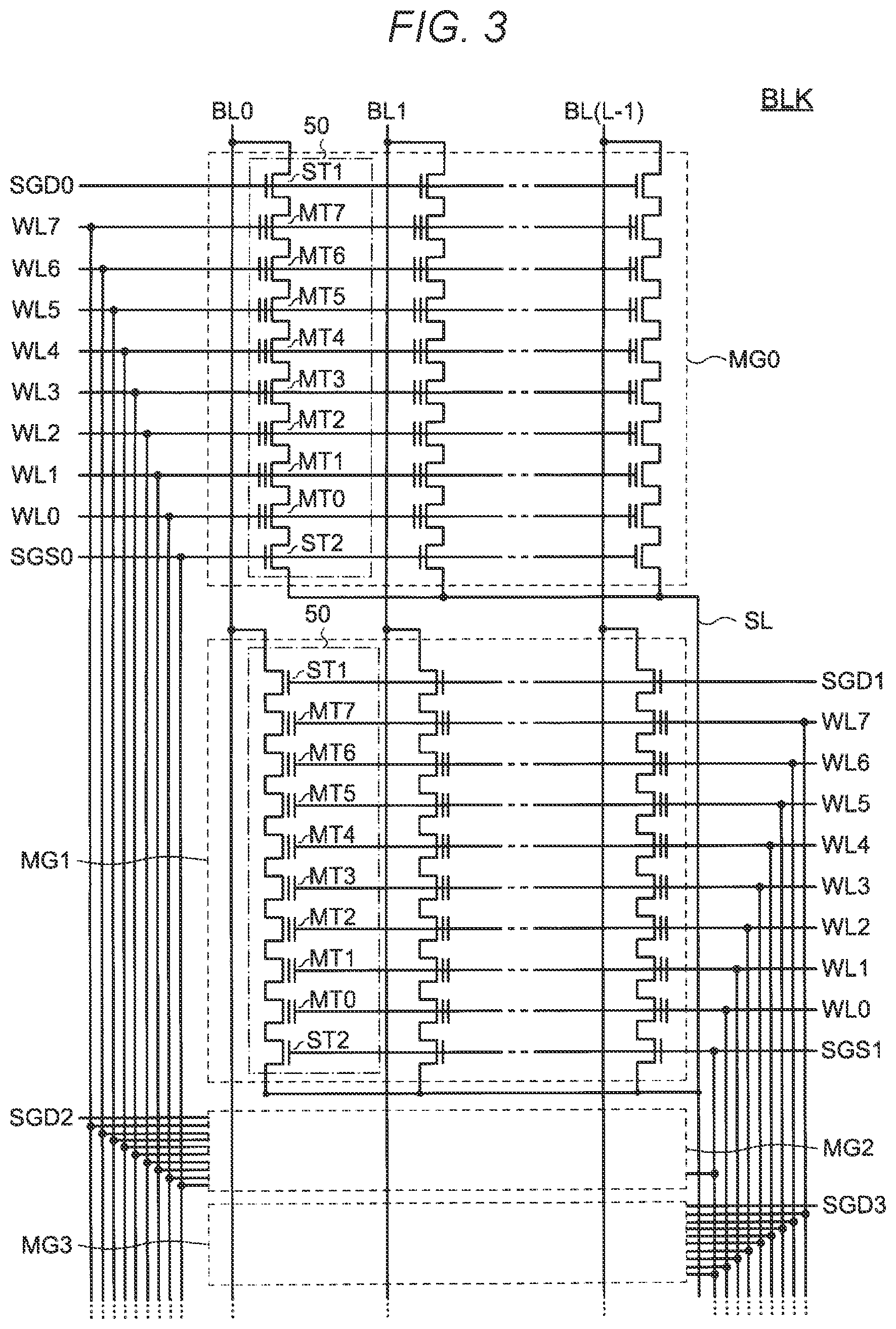 Patent US12562221 Figure 3 – Memory device configured to perform a search operation