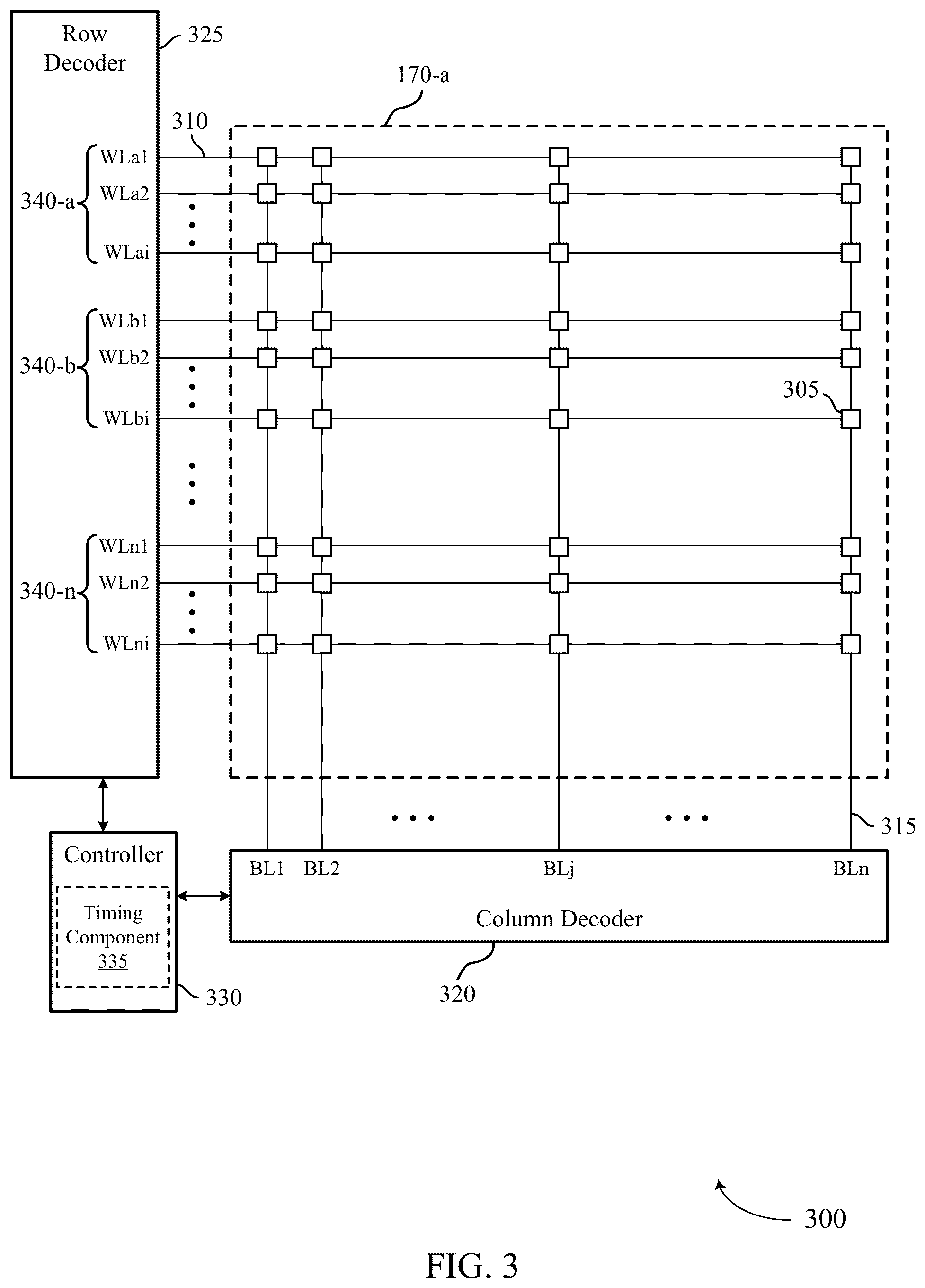 Patent US12562222 Figure 3 – Reference voltage adjustment for word line groups