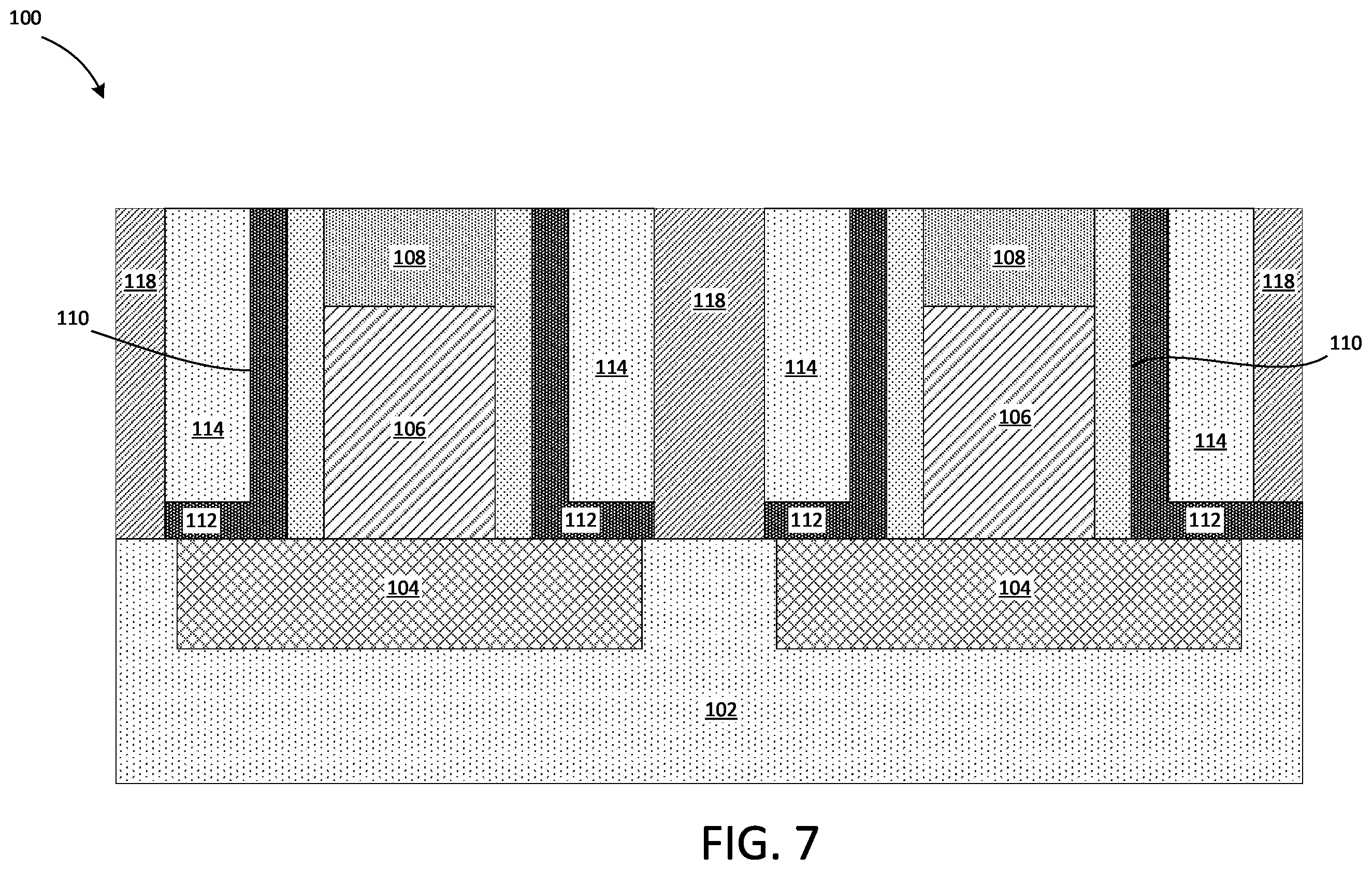 Patent US12562225 Figure 7 – Hybrid memory for neuromorphic applications