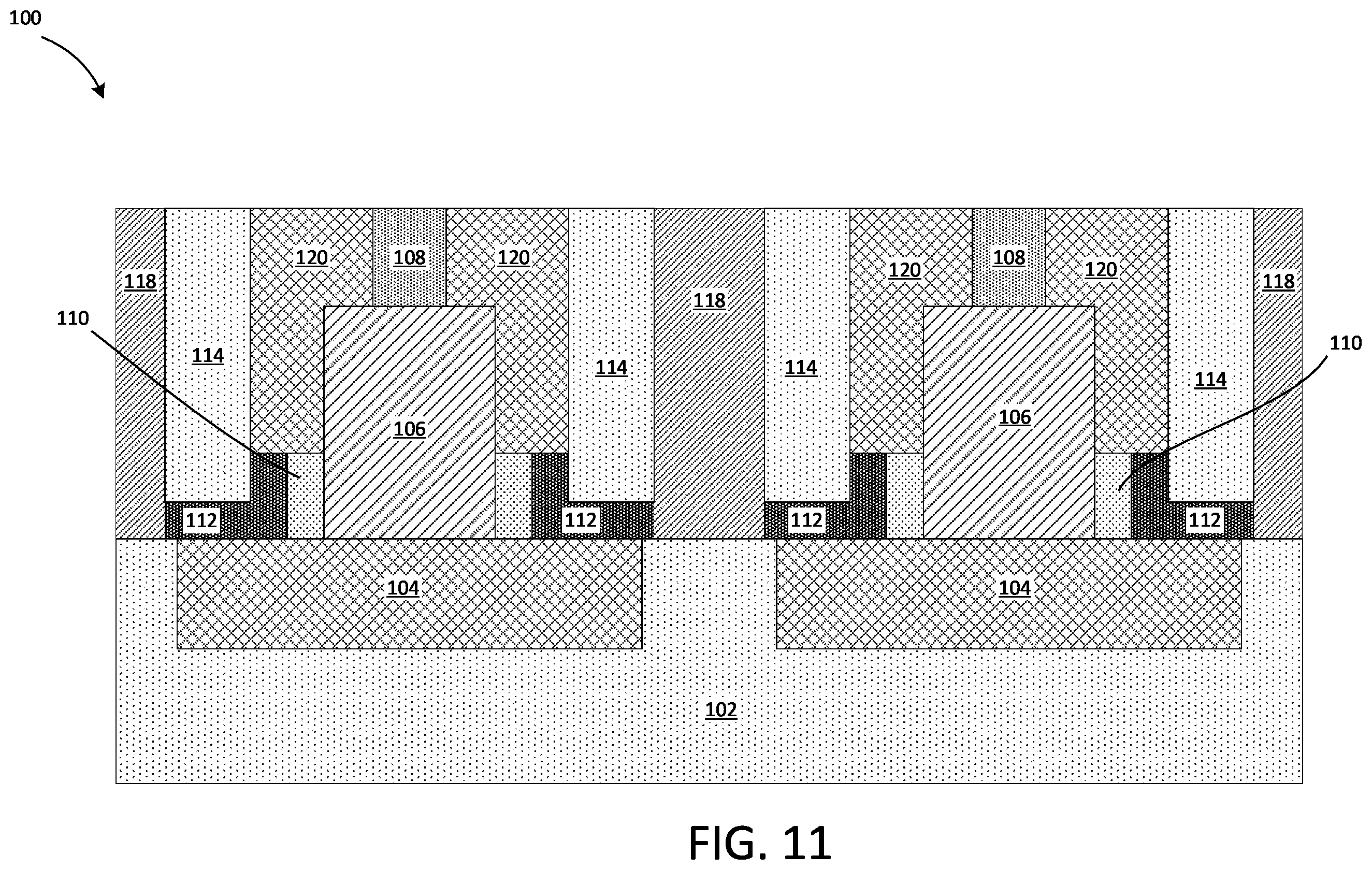 Patent US12562225 Figure 11 – Hybrid memory for neuromorphic applications